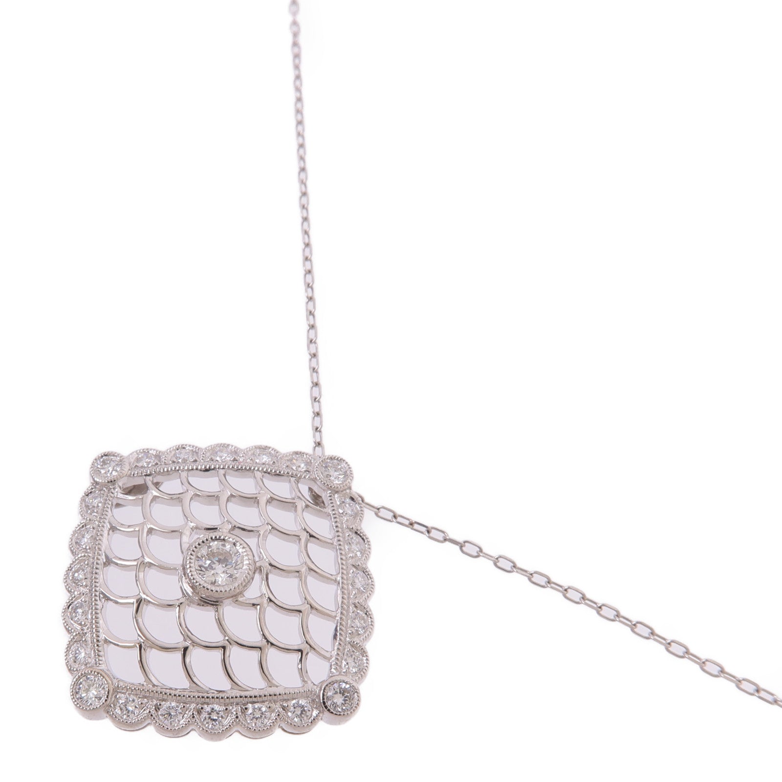 JEWELRY 【激減優惠】18K白金Diamond Necklace鑽石項鍊