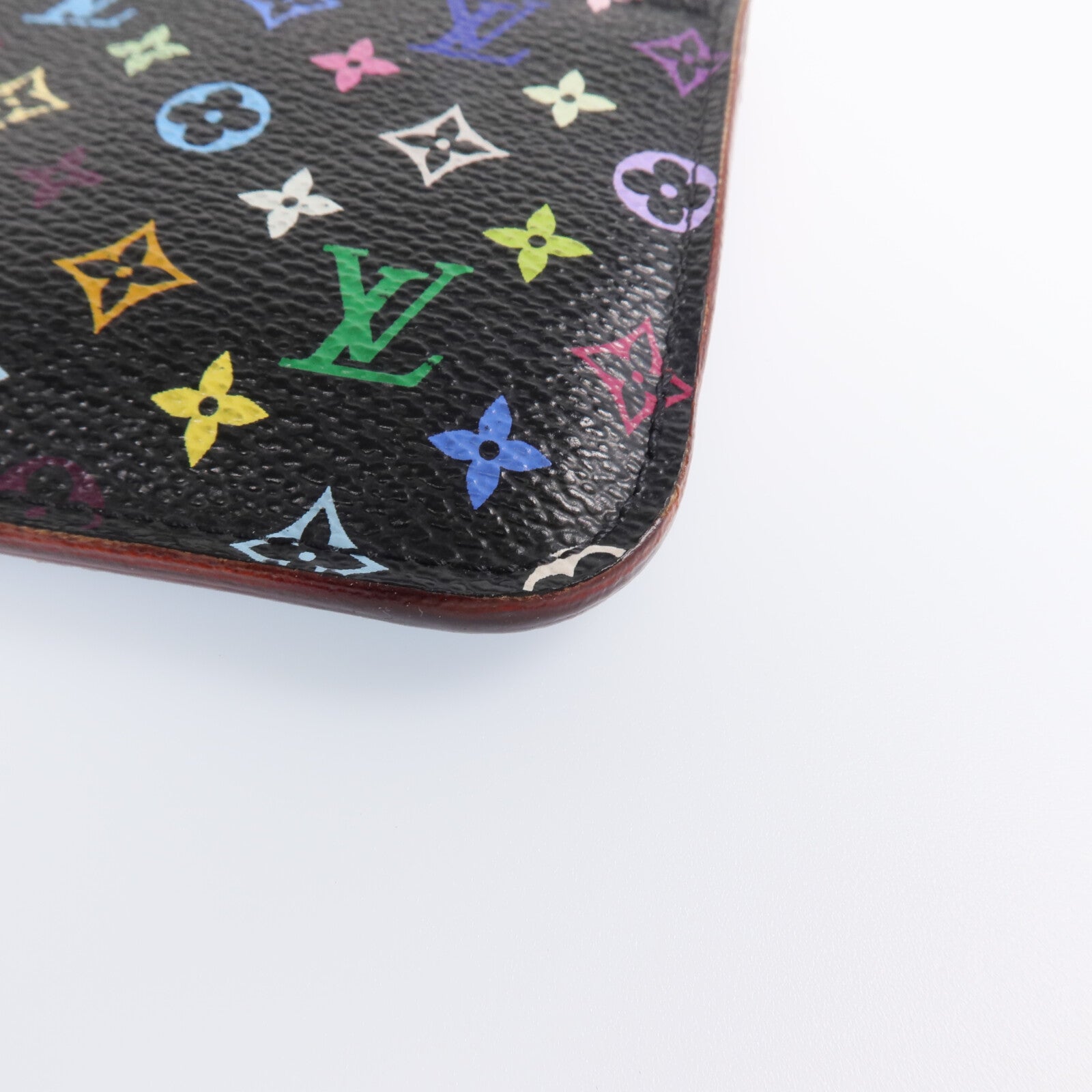 LOUIS VUITTON Monogram Multicolore Card Case金扣卡片套