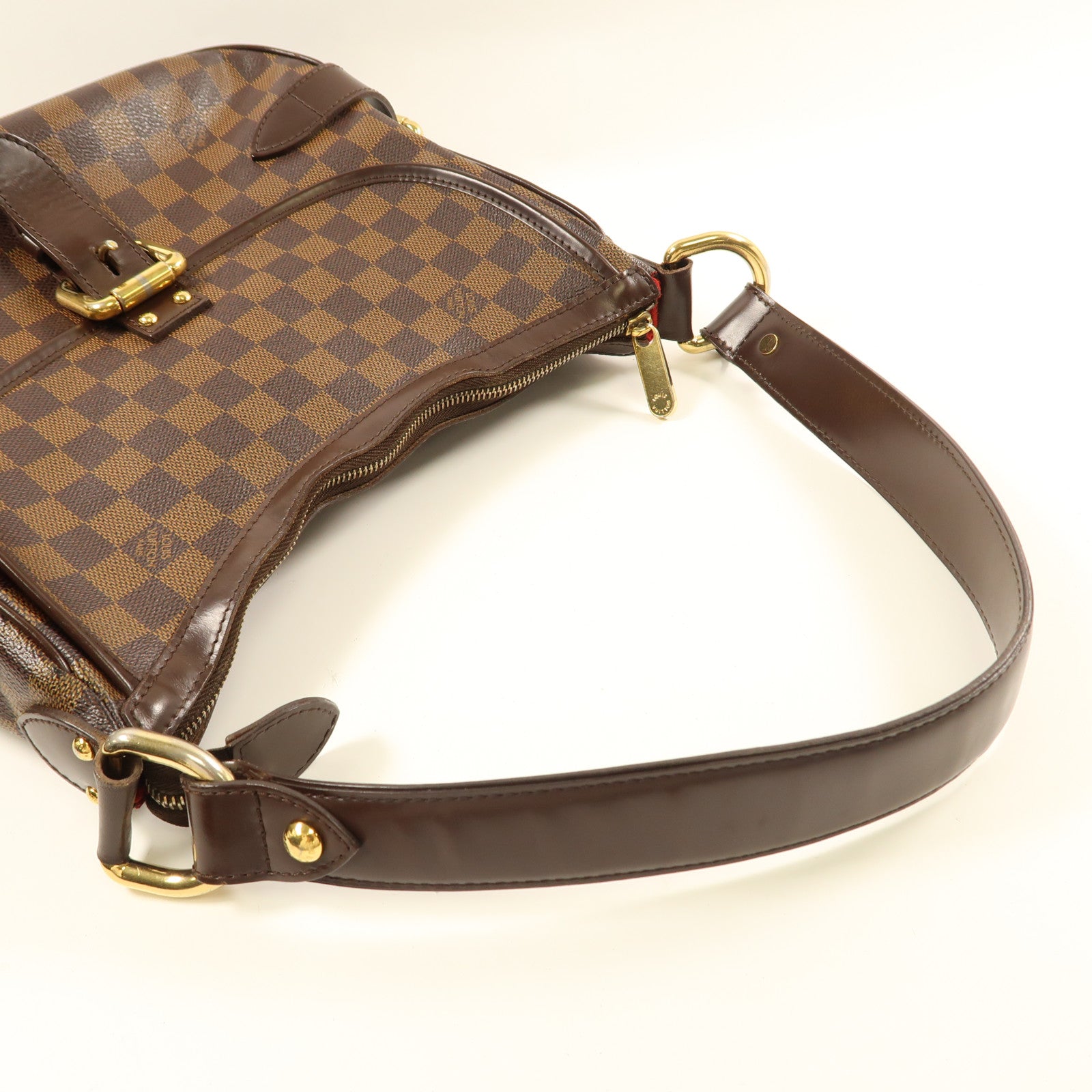 LOUIS VUITTON 【激減優惠】Damier Highbury金扣肩背袋啡色
