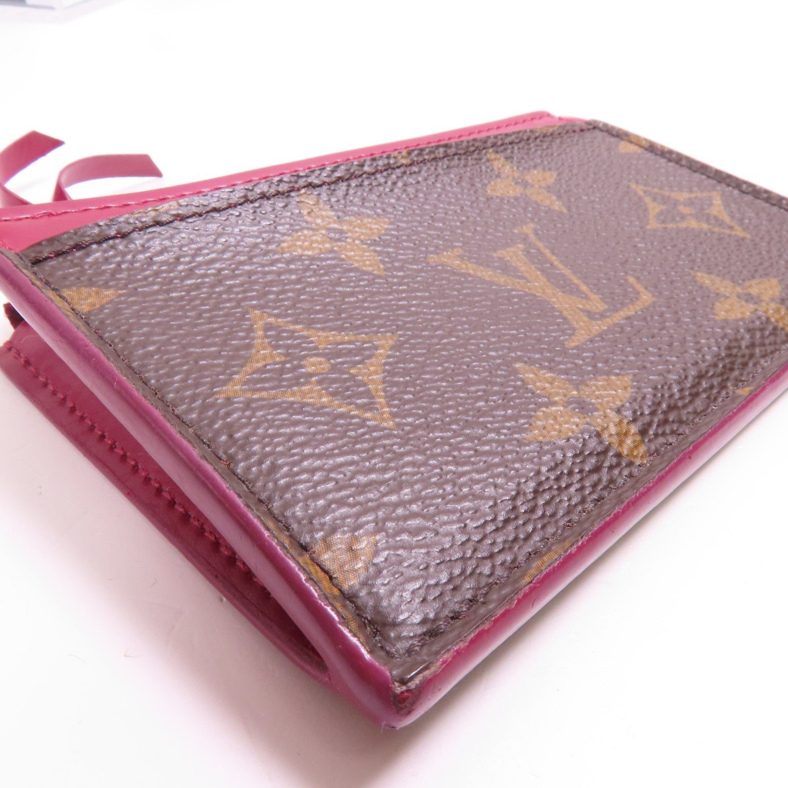 LOUIS VUITTON Monogram Card Case/Coin Purse金扣零錢包/卡片套