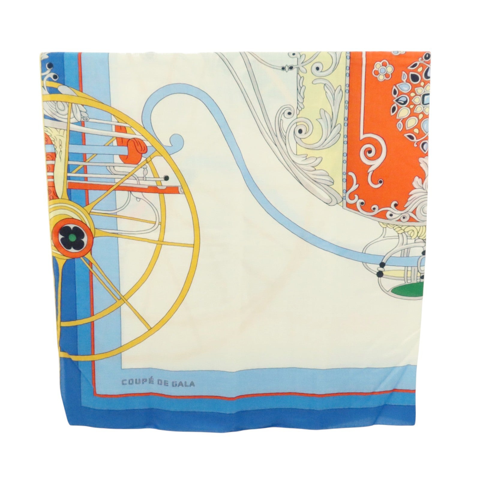 HERMES 羊絨/絲質Scarf 140x140絲巾