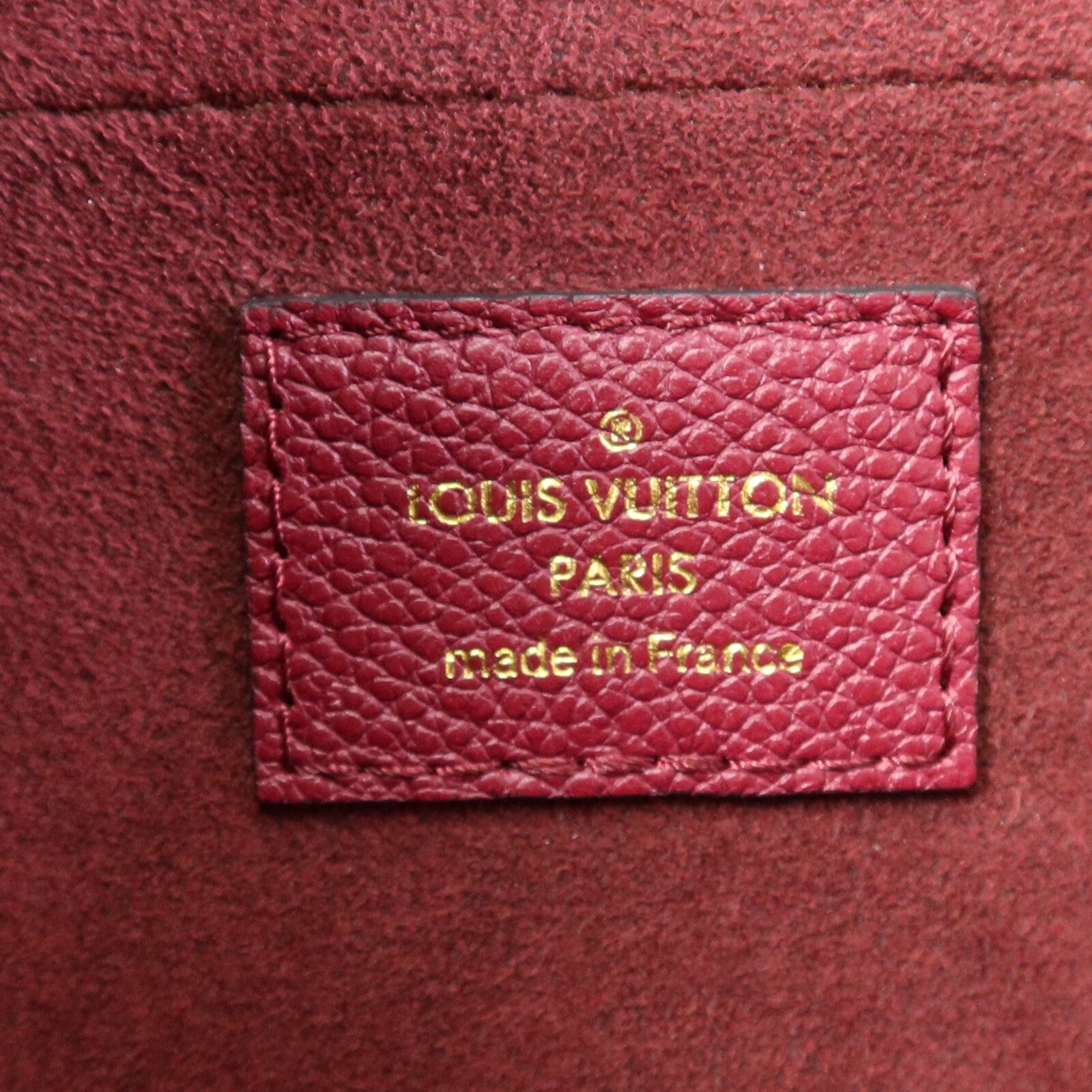 LOUIS VUITTON 【激減優惠】Monogram Empreinte Trocadero金扣手挽袋