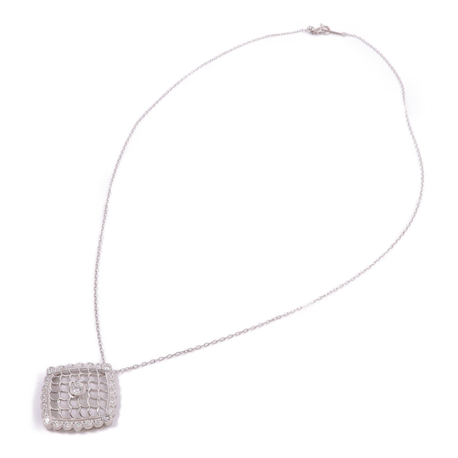 JEWELRY 【激減優惠】18K白金Diamond Necklace鑽石項鍊