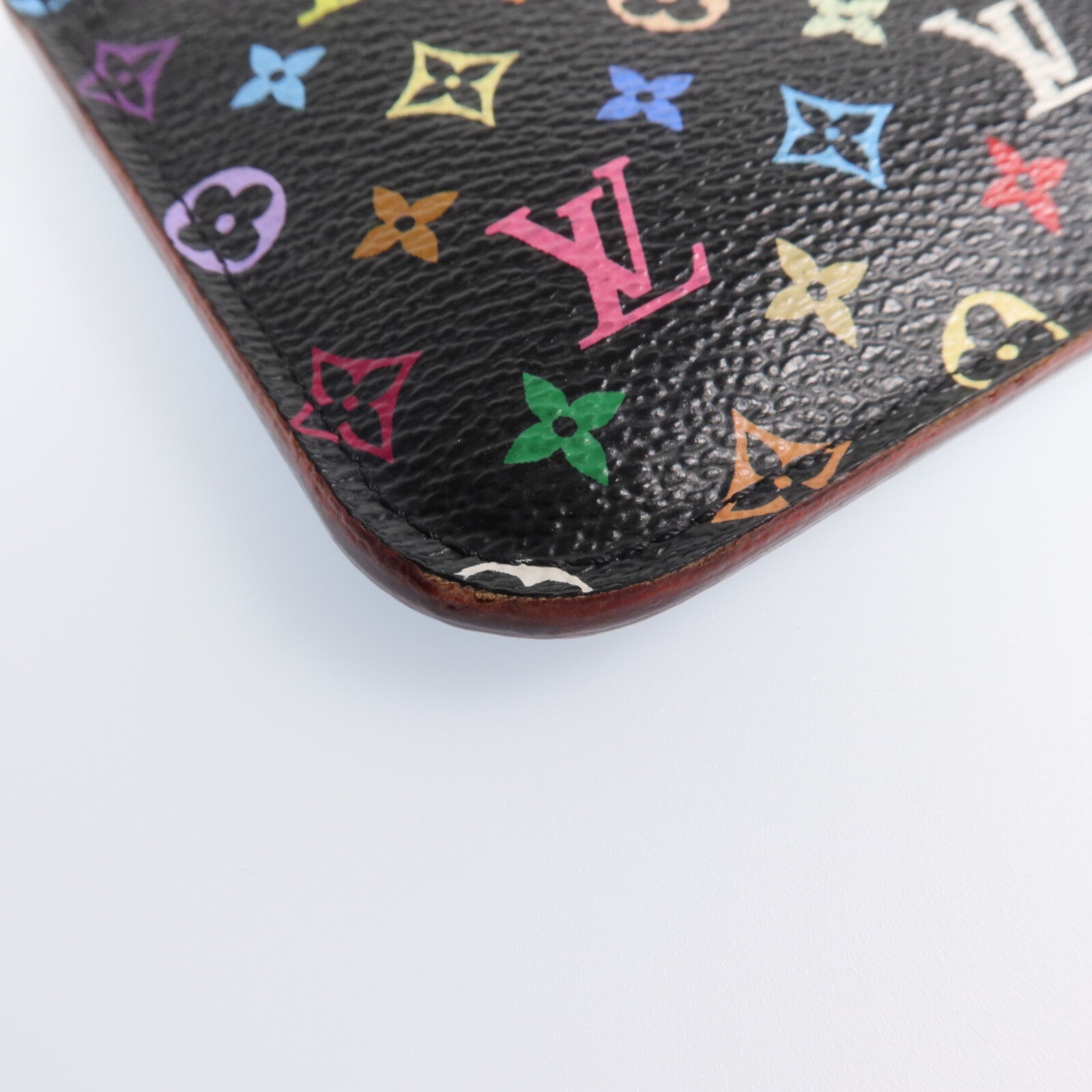 LOUIS VUITTON Monogram Multicolore Card Case金扣卡片套