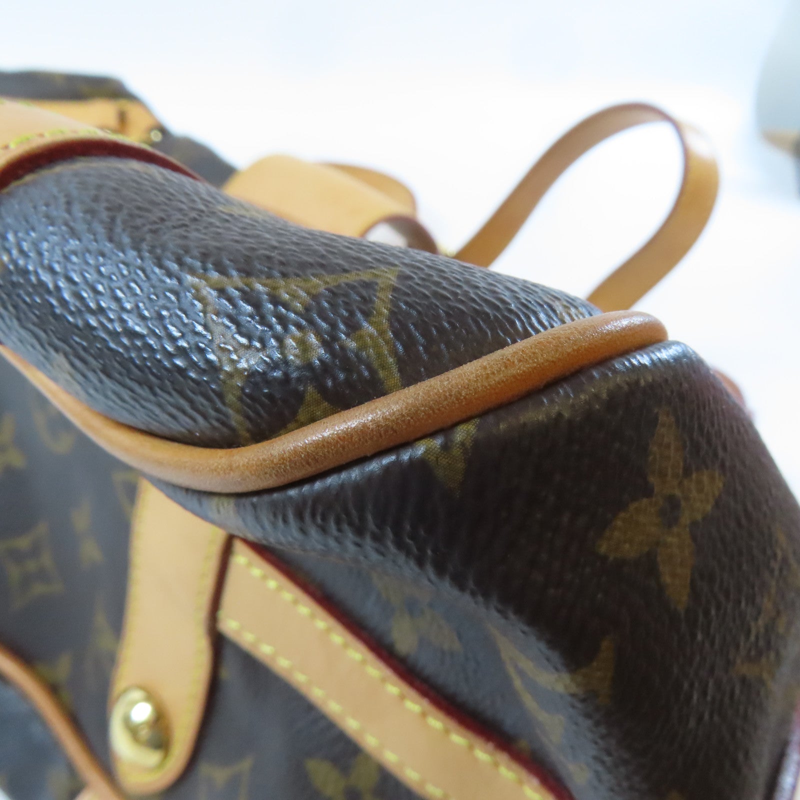 LOUIS VUITTON 【激減優惠】Monogram Stresa GM Shoulder Bag金扣肩背袋啡色
