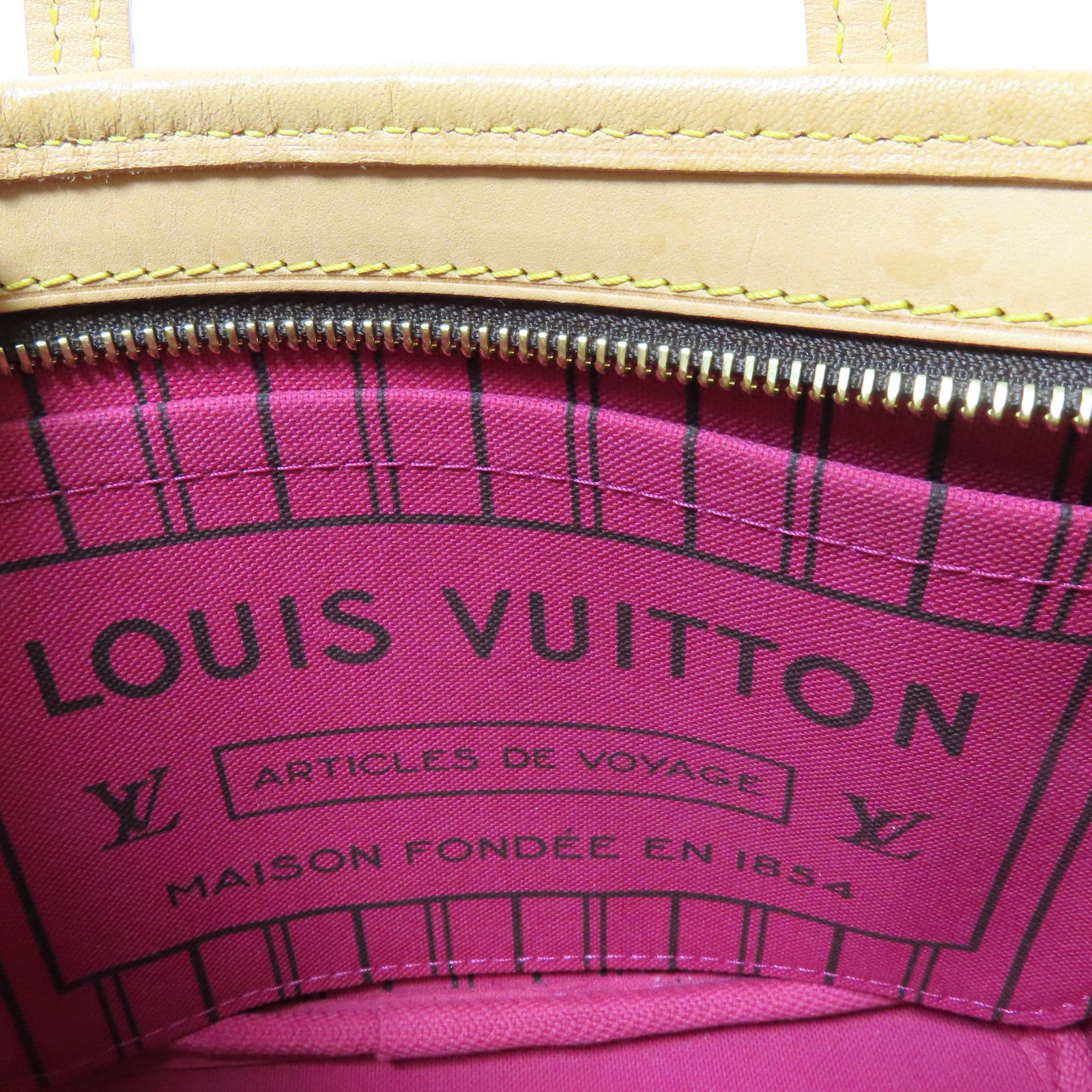 LOUIS VUITTON Monogram Neverfull BB金扣手挽肩背兩用袋