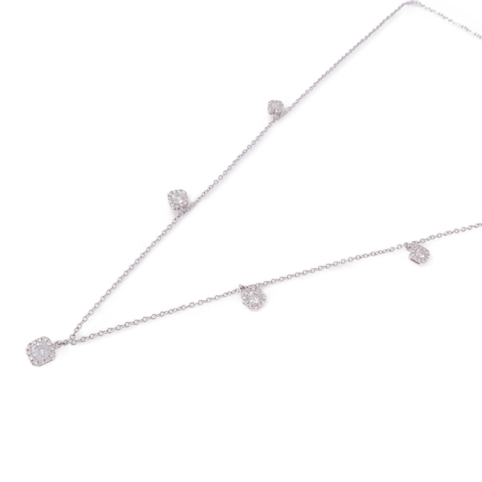 JEWELRY 18K白金Diamond Necklace鑽石項鍊