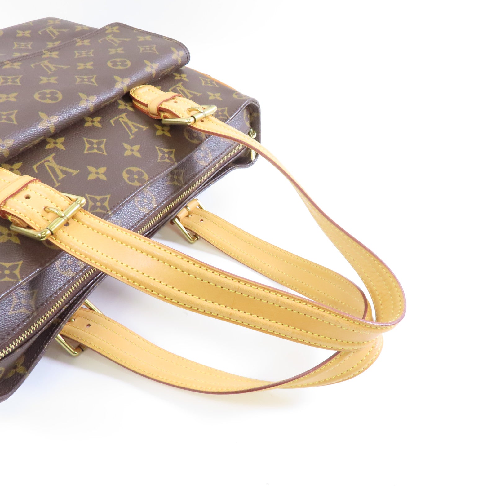 LOUIS VUITTON 【激減優惠】Monogram Multipli-Cite金扣肩背袋棕色