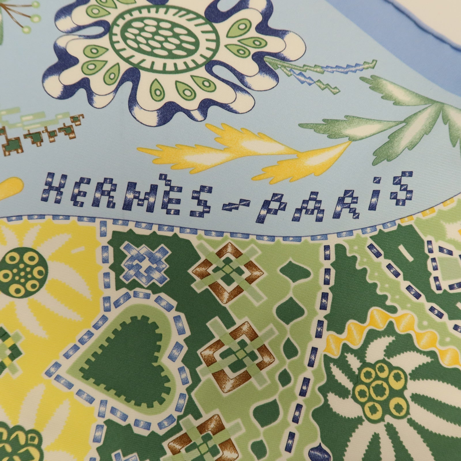 HERMES 絲質Scarf 40x40cm絲巾