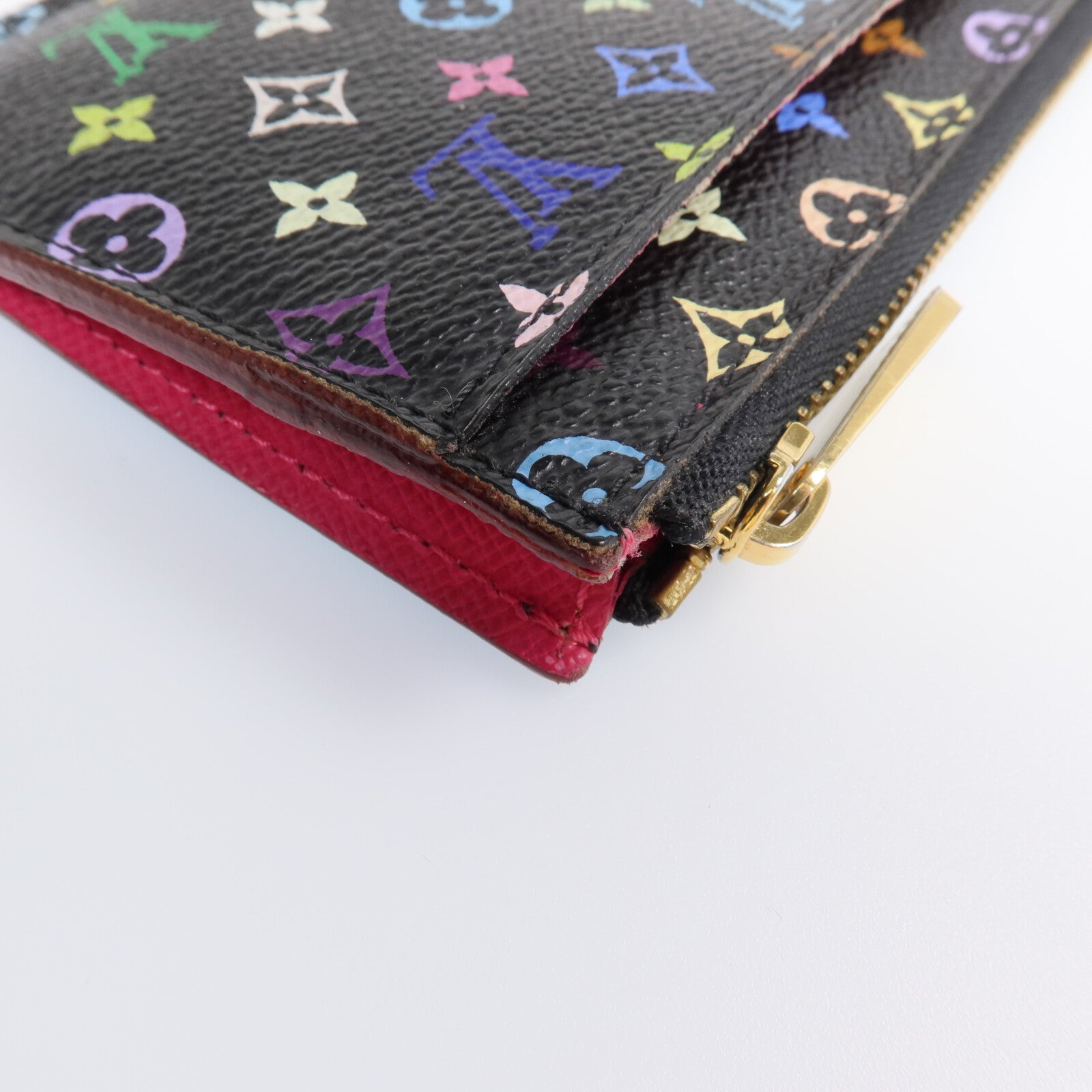 LOUIS VUITTON Monogram Multicolore Card Case金扣卡片套
