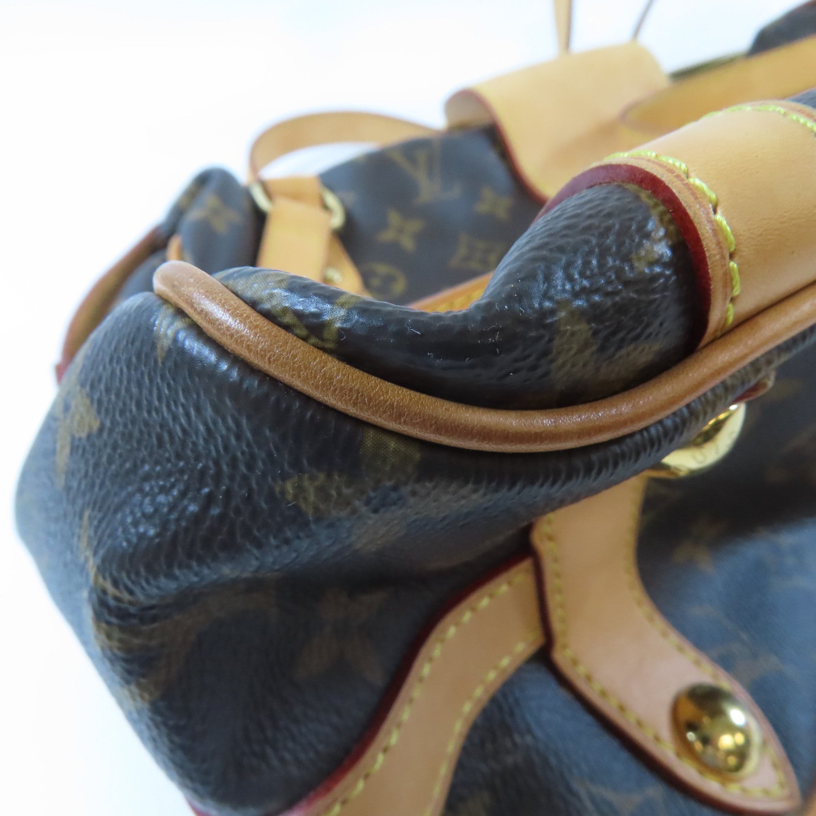 LOUIS VUITTON 【激減優惠】Monogram Stresa GM Shoulder Bag金扣肩背袋啡色