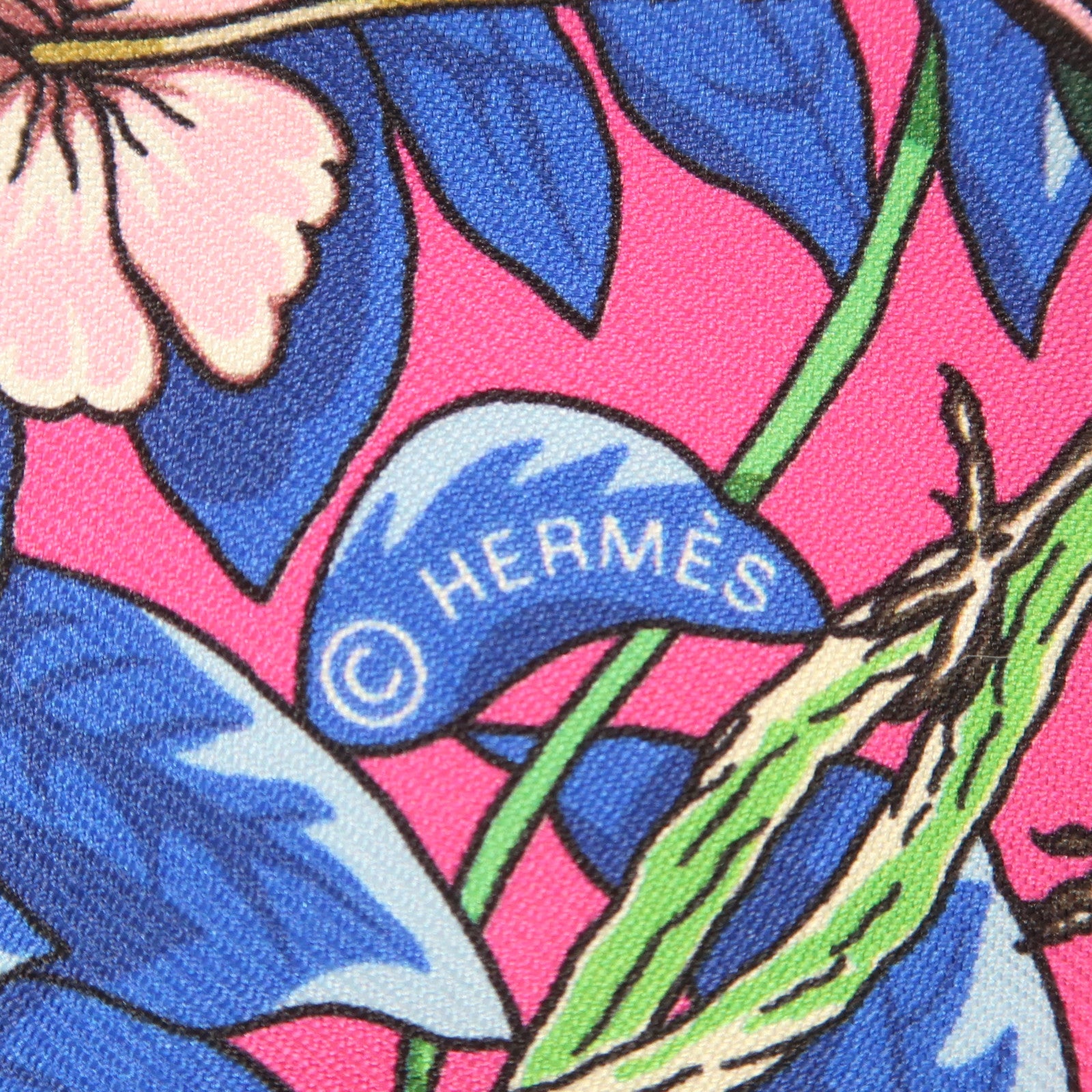 HERMES 絲質Twilly絲巾