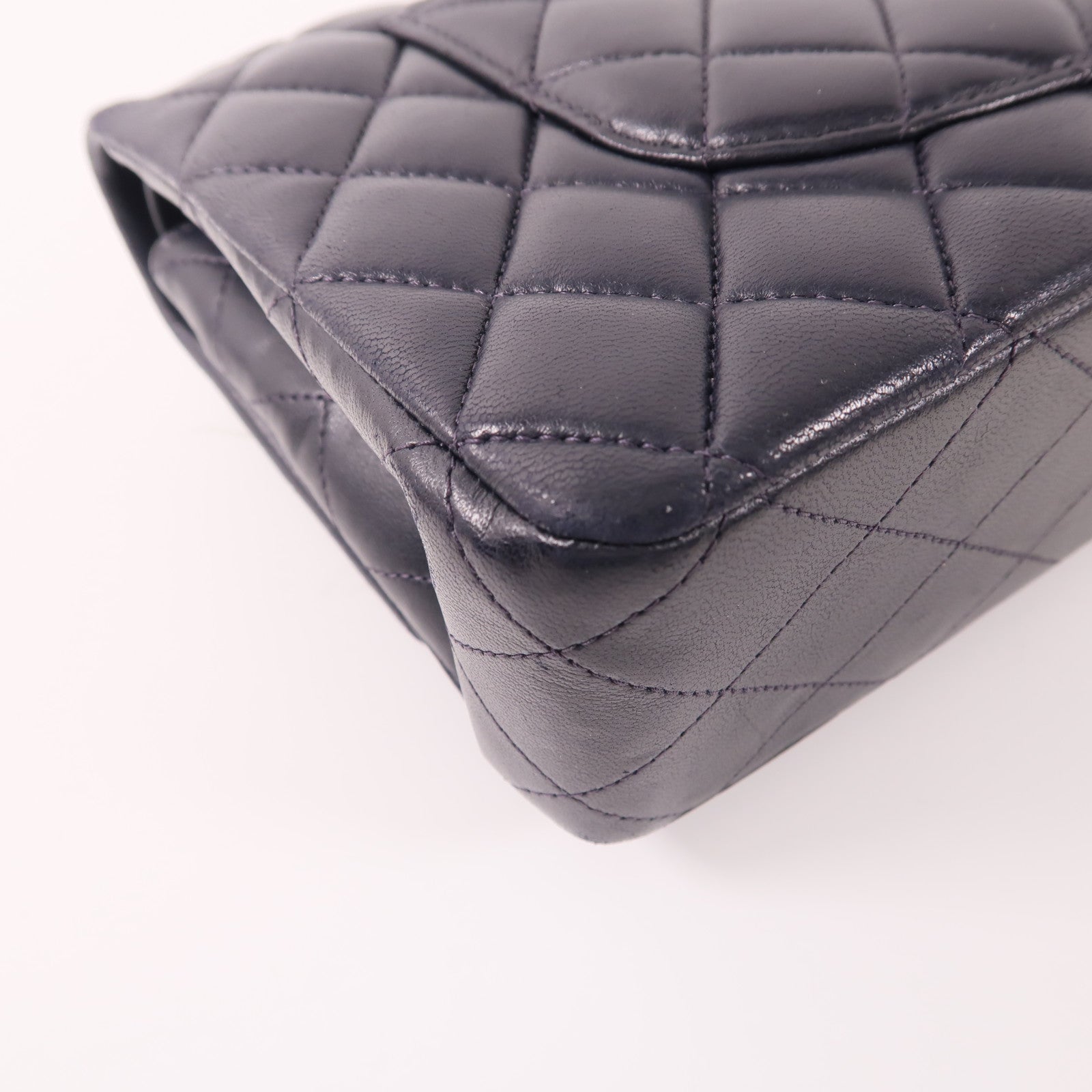 CHANEL 【激減優惠】羊皮皮革Classic 25銀扣鏈帶肩背袋