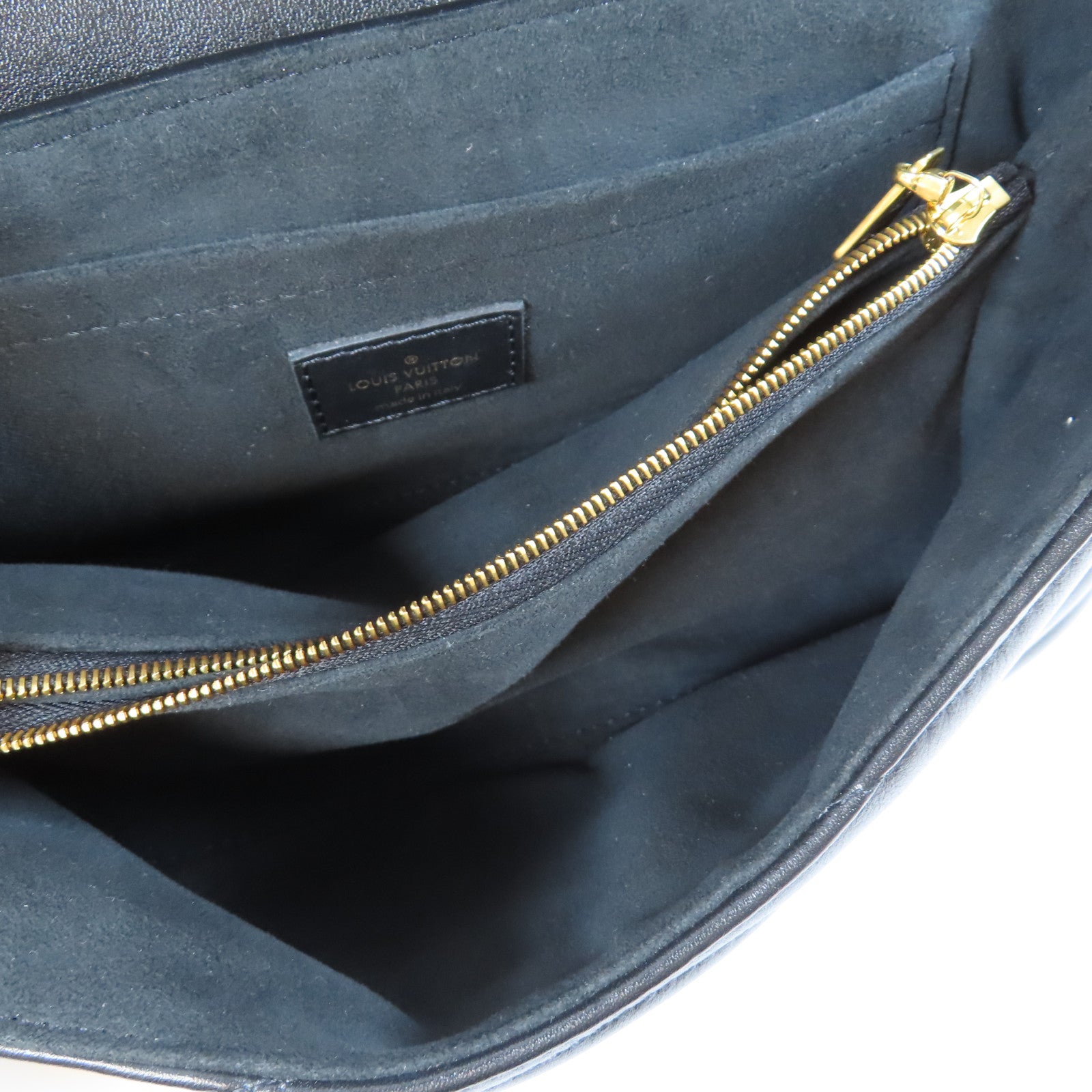 LOUIS VUITTON **【激減優惠】牛皮皮革New Wave Chain Bag MM金扣鏈帶肩背袋黑色