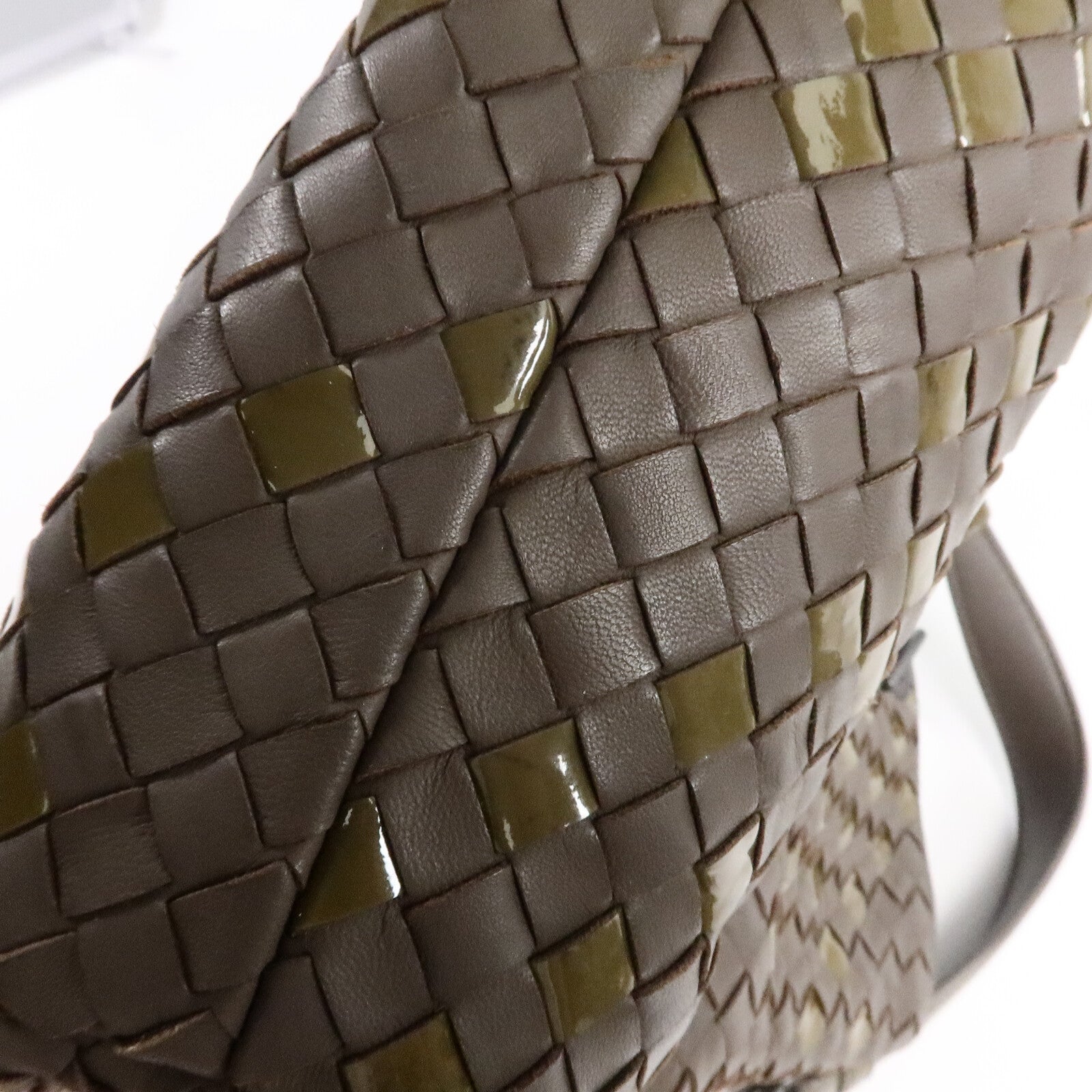 BOTTEGA VENETA 羊皮皮革Intrecciato Shoulder Bag手挽袋