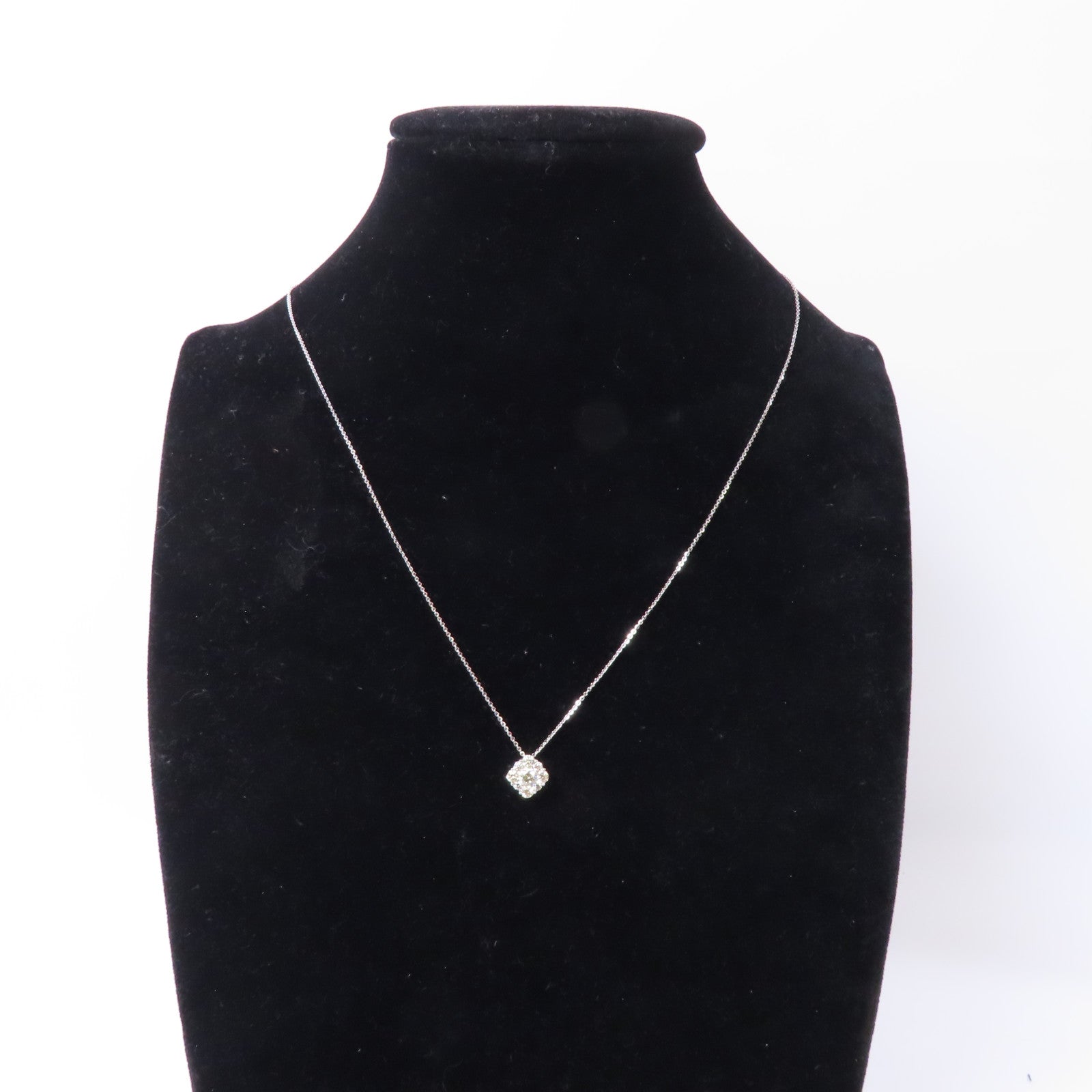 JEWELRY 18K白金Diamond Necklace 0.5ct鑽石項鍊