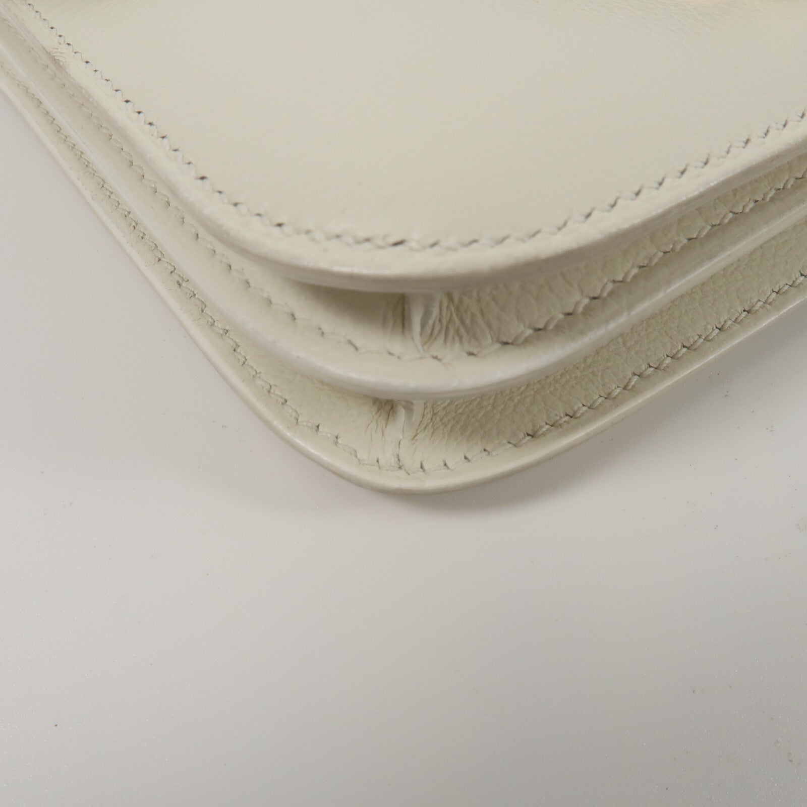 HERMES Evercolor皮革Constance Mini肩背袋Nata