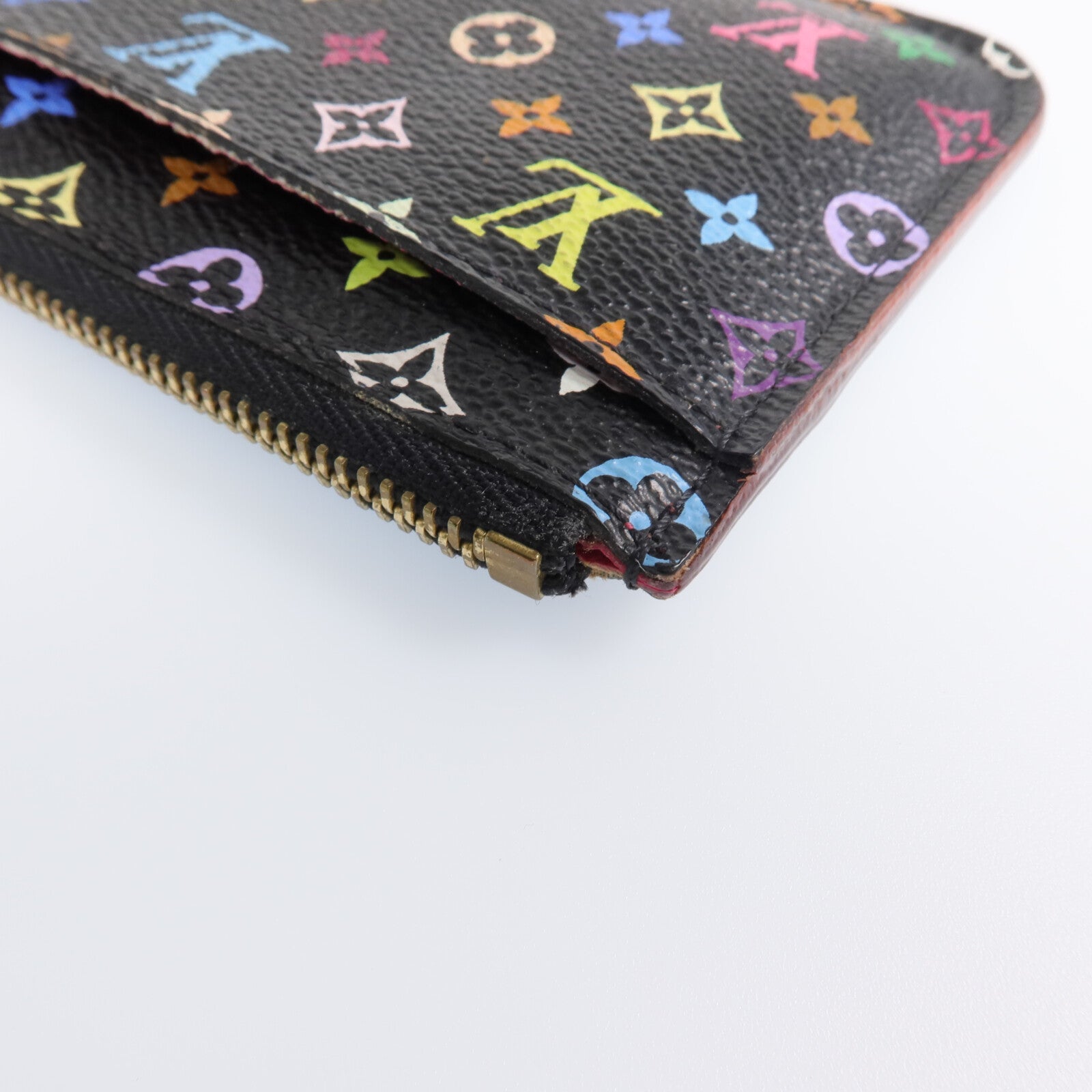 LOUIS VUITTON Monogram Multicolore Card Case金扣卡片套