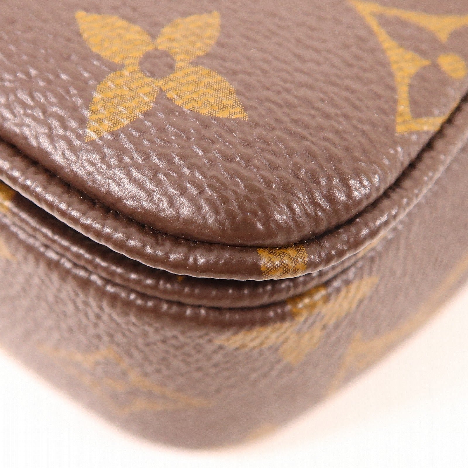 LOUIS VUITTON 【激減優惠】Monogram Marceau金扣鏈帶肩背袋棕色