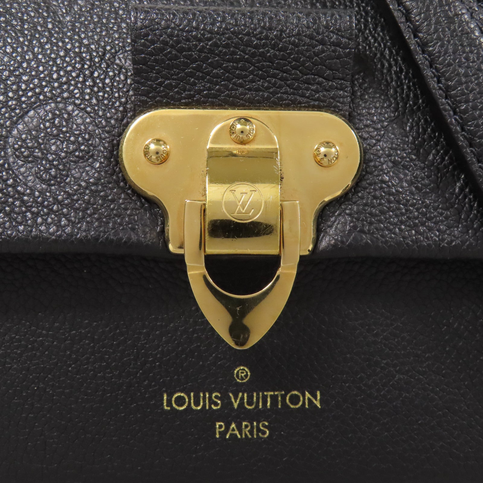 LOUIS VUITTON 【激減優惠】Monogram Empreinte Vavin PM金扣肩背袋