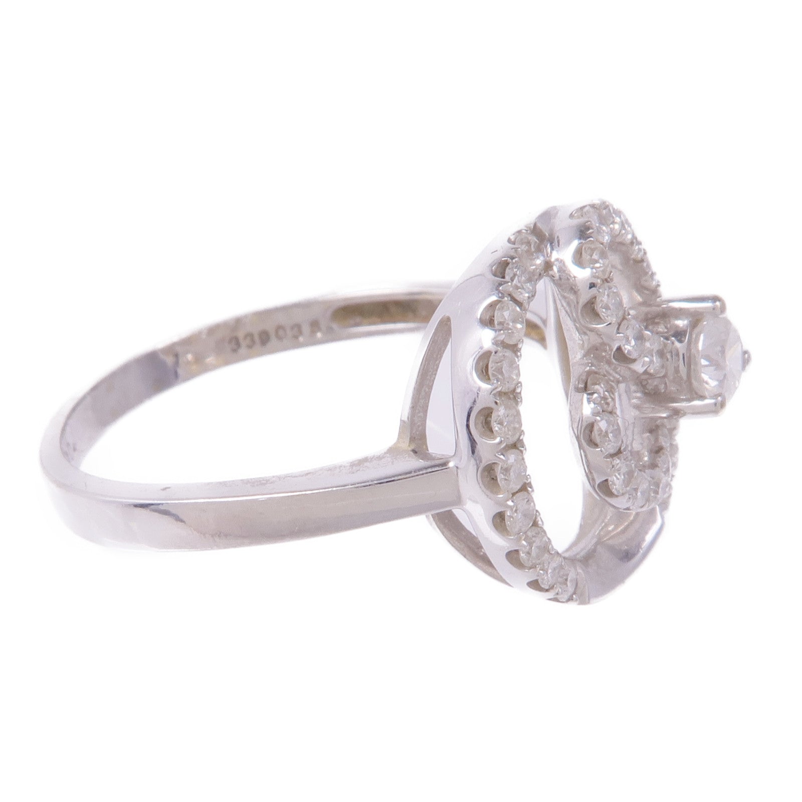 JEWELRY 【激減優惠】K18白金Diamond Ring鑽石戒指US#8.5