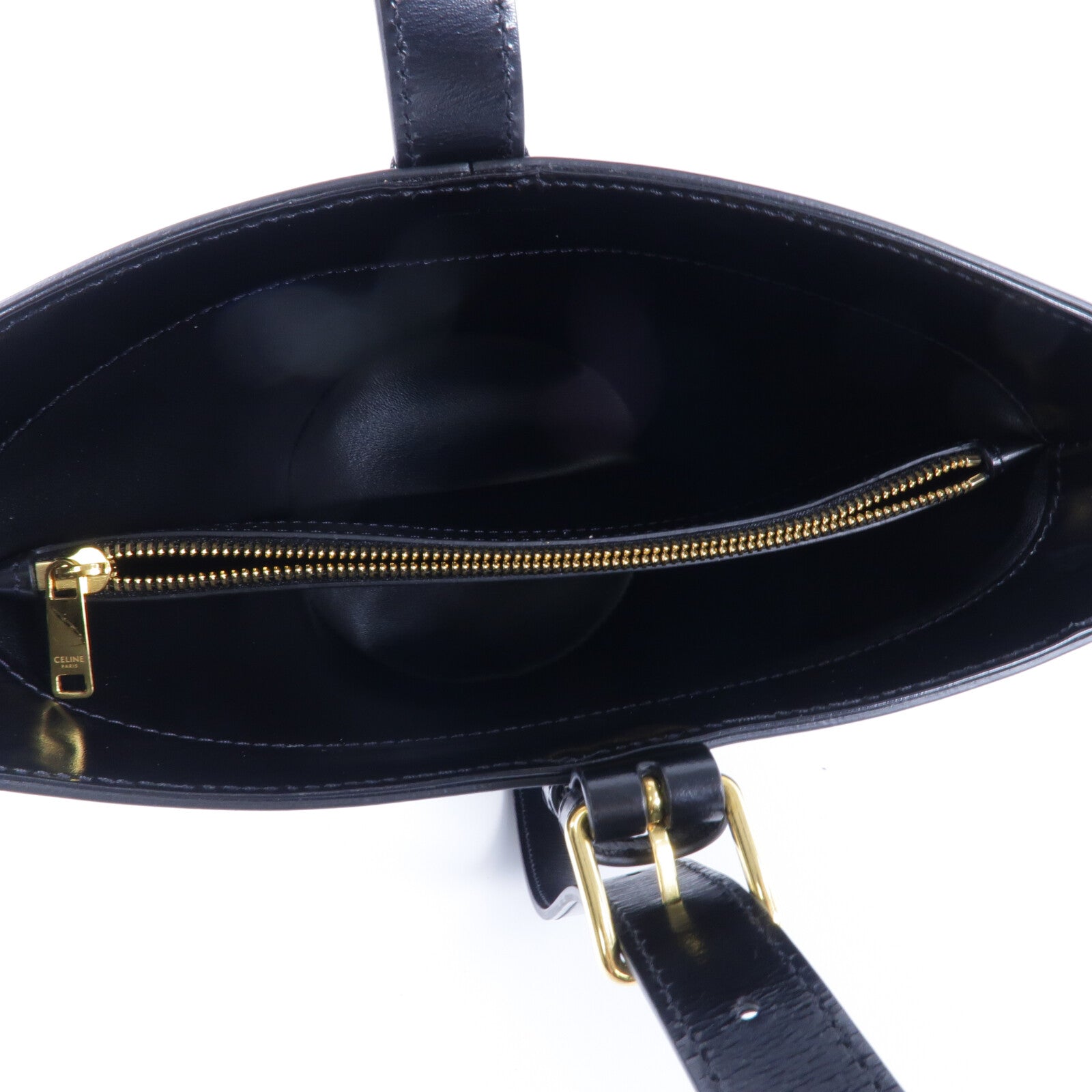 CELINE 牛皮皮革Bucket Triomohe肩背袋