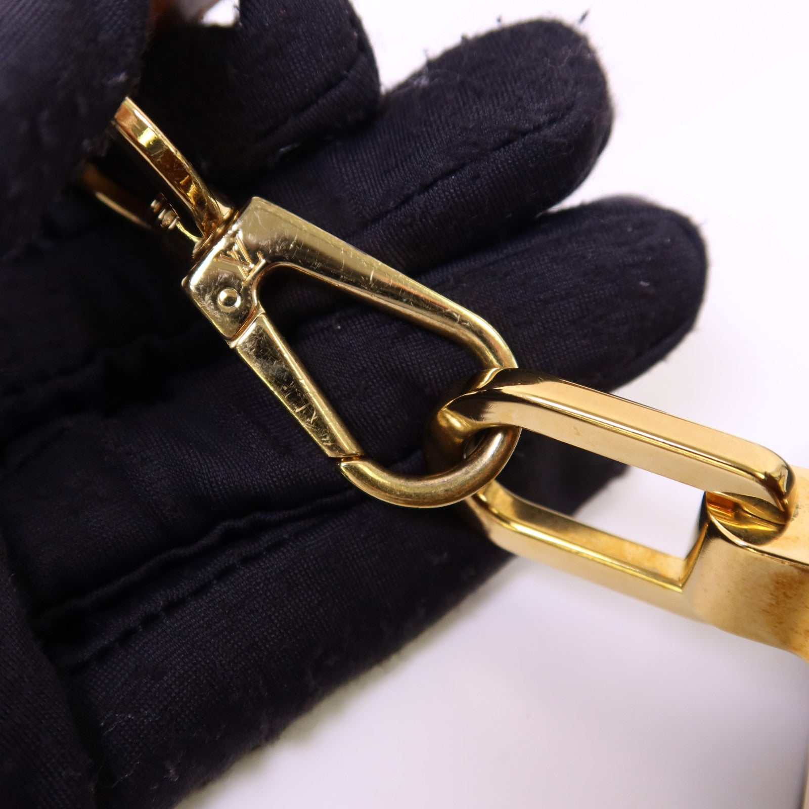 LOUIS VUITTON Monogram Reverse Mini Dauphine金扣肩背袋