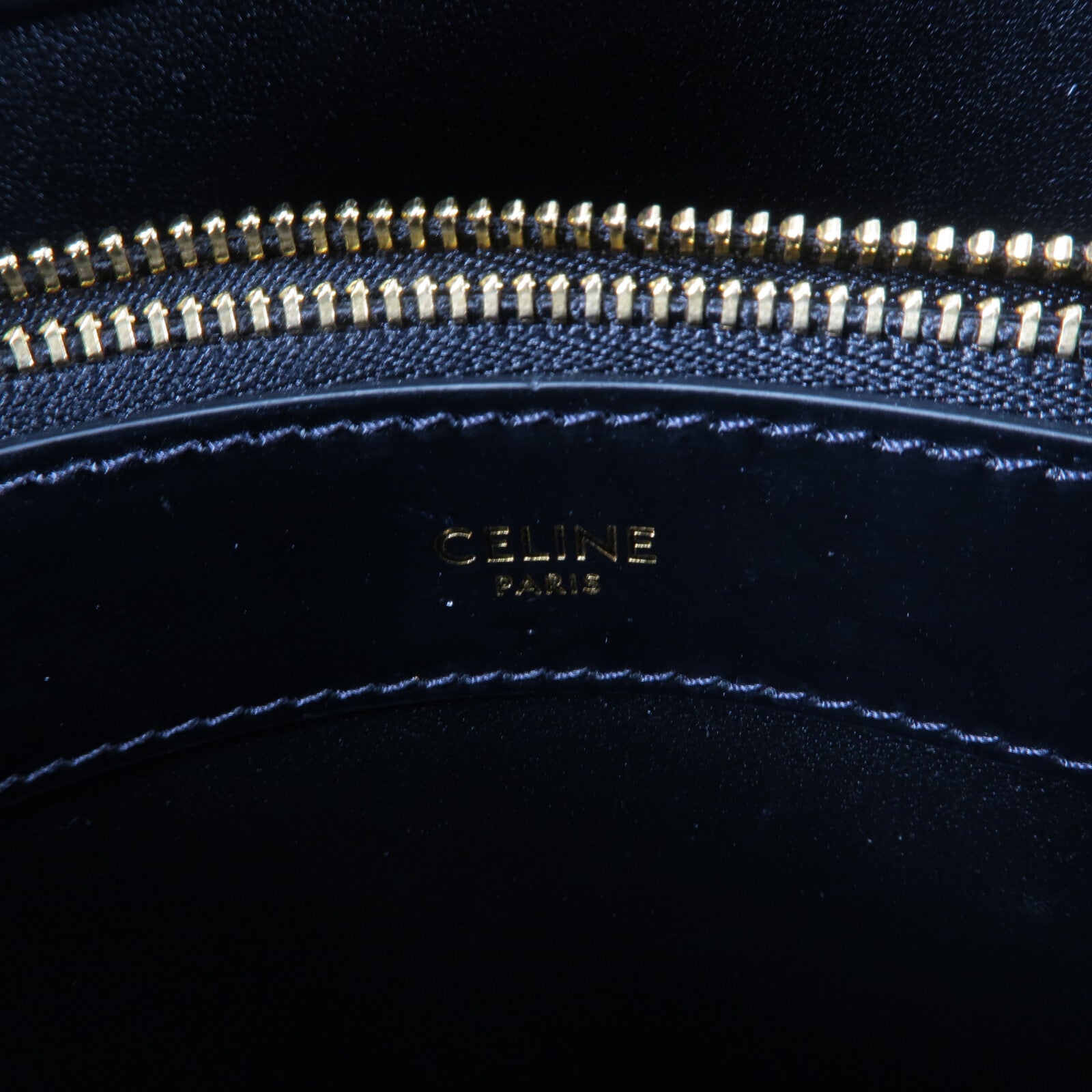 CELINE 牛皮皮革Bucket Triomohe肩背袋