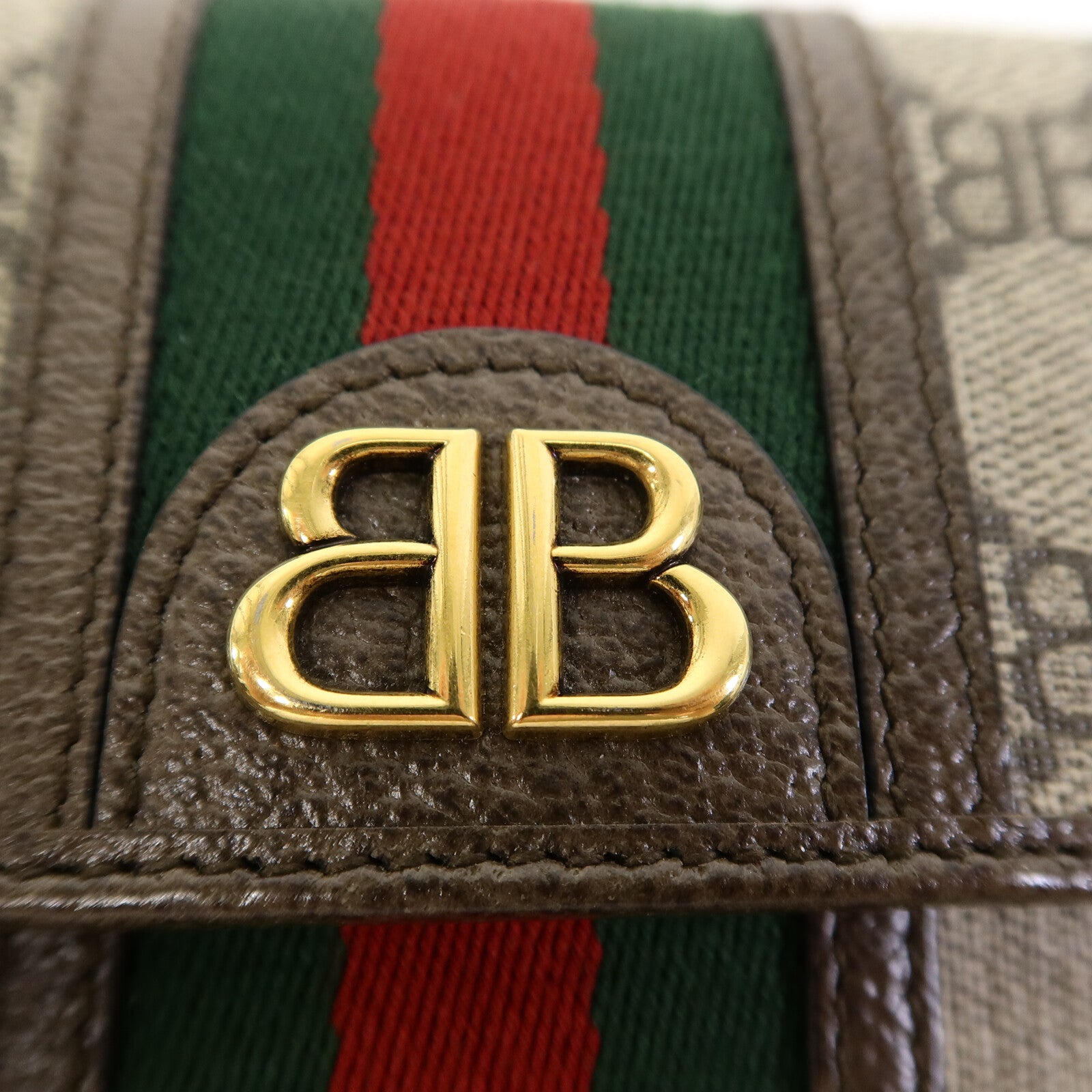 BALENCIAGA 塗層帆布GuccixBalenciaga Shoulder Bag肩背袋