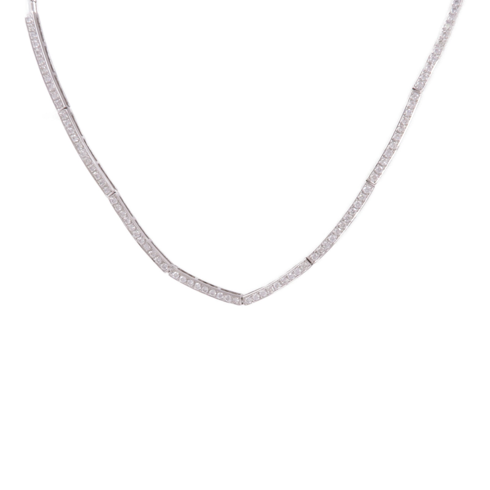 JEWELRY 18K白金Diamond Necklace鑽石項鍊