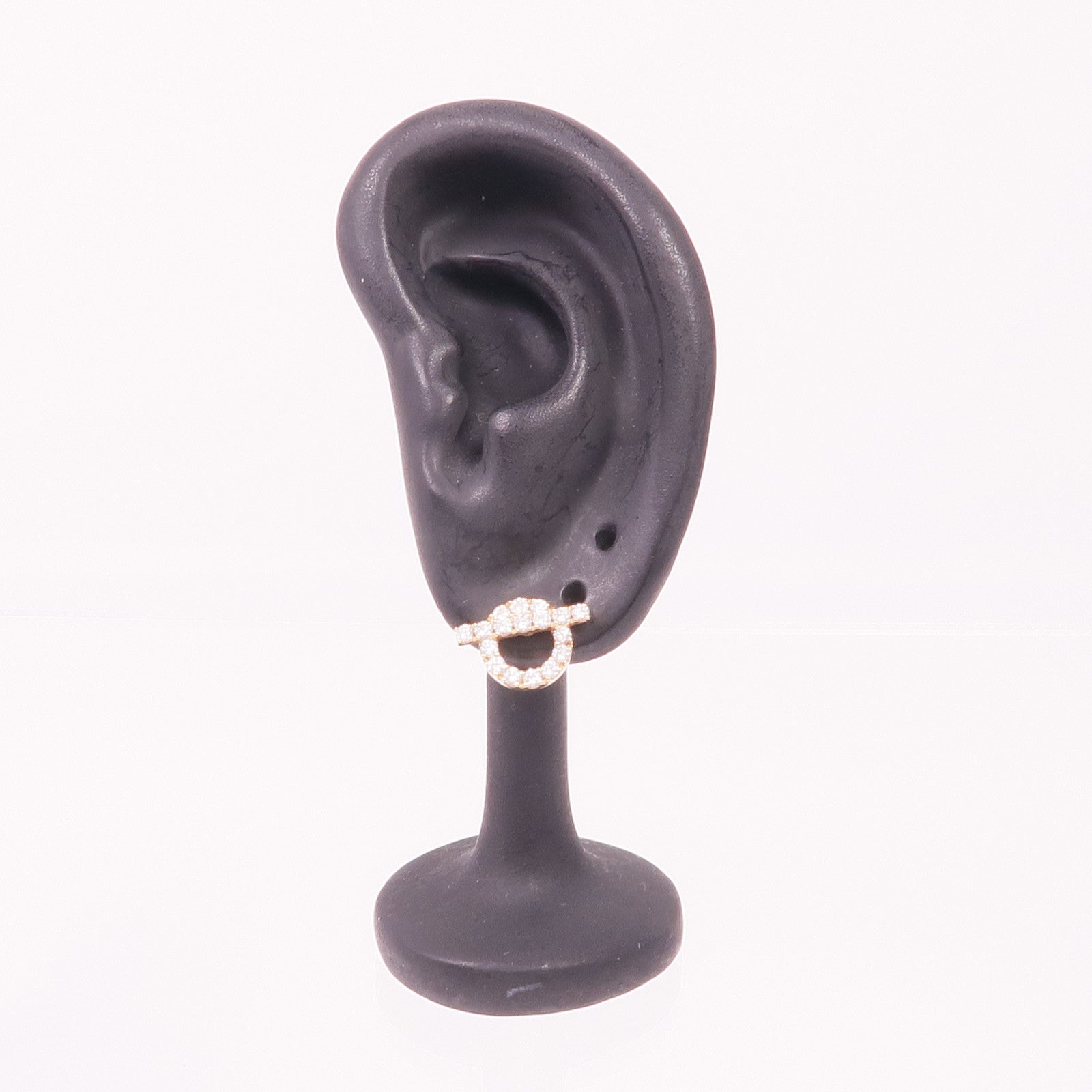 HERMES 【激減優惠】18K玫瑰金Finesse Earrings鑽石耳環