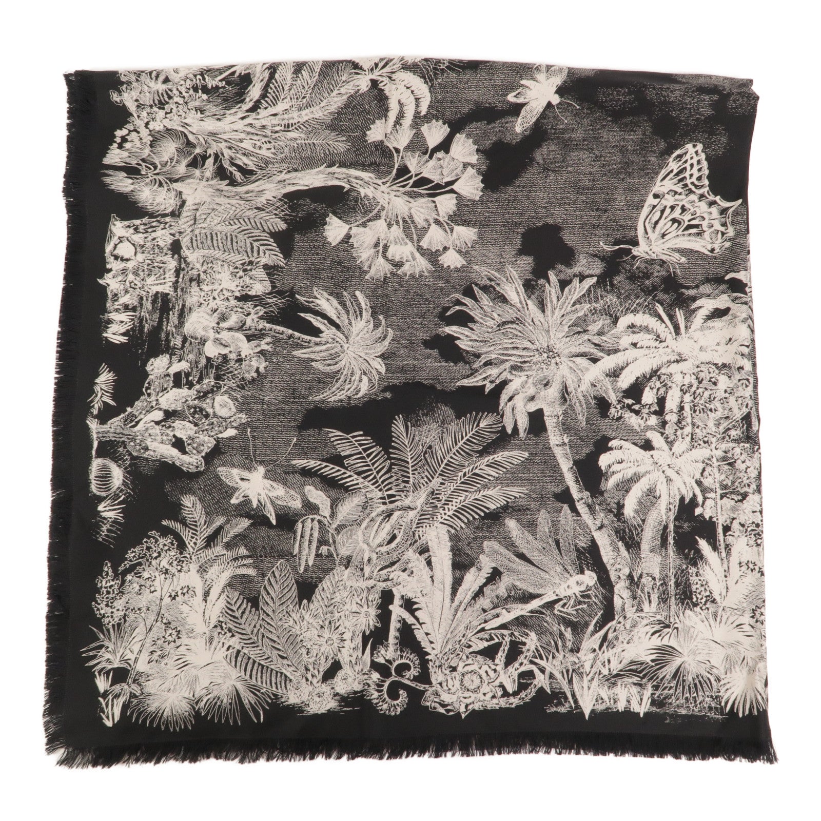 Dior 絲質Toile De Jouy Sauvage 90 Square Scarf絲巾