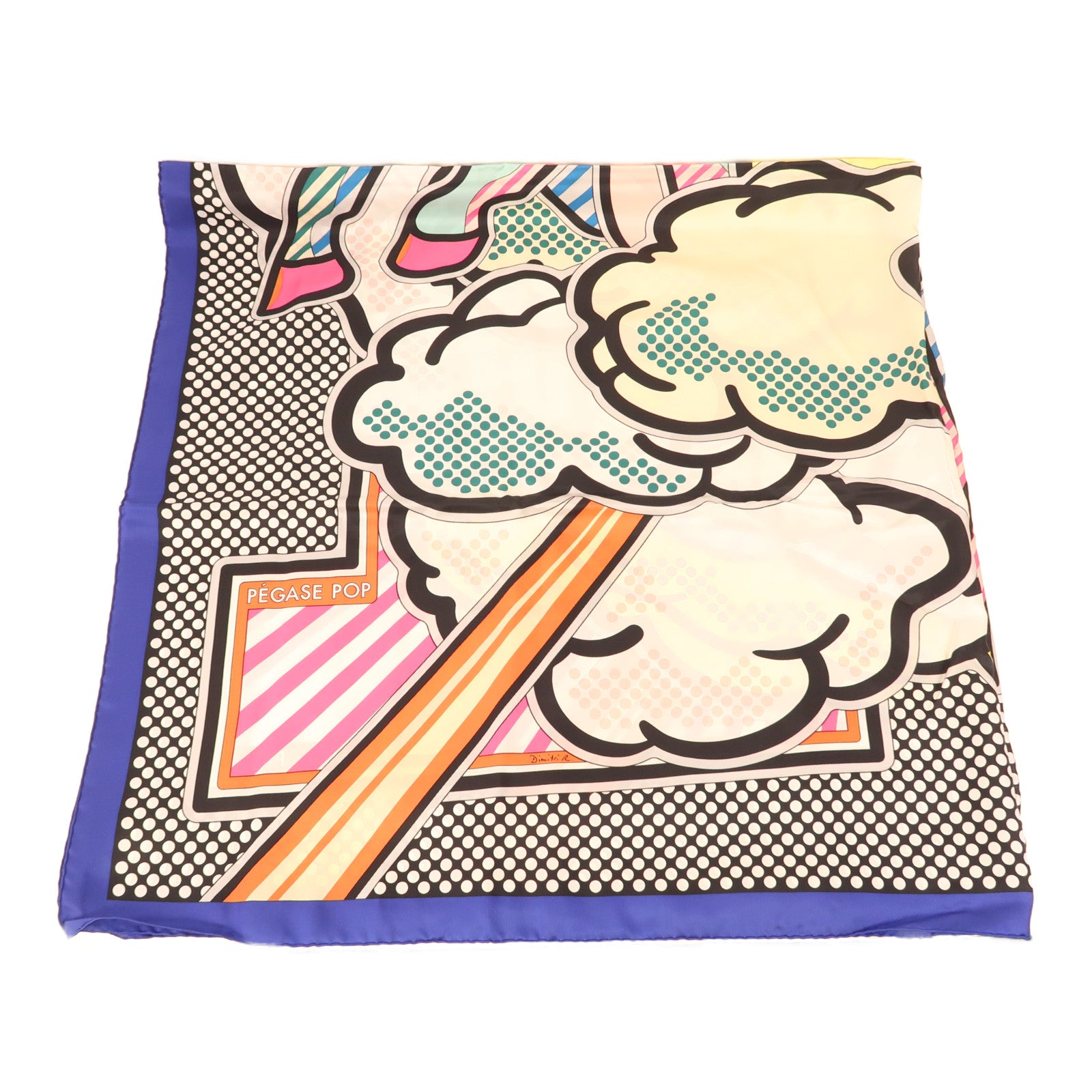 HERMES 絲質Scarf 140X140絲巾