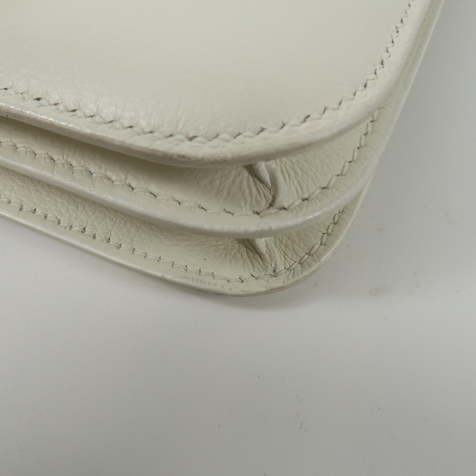HERMES Evercolor皮革Constance Mini肩背袋Nata