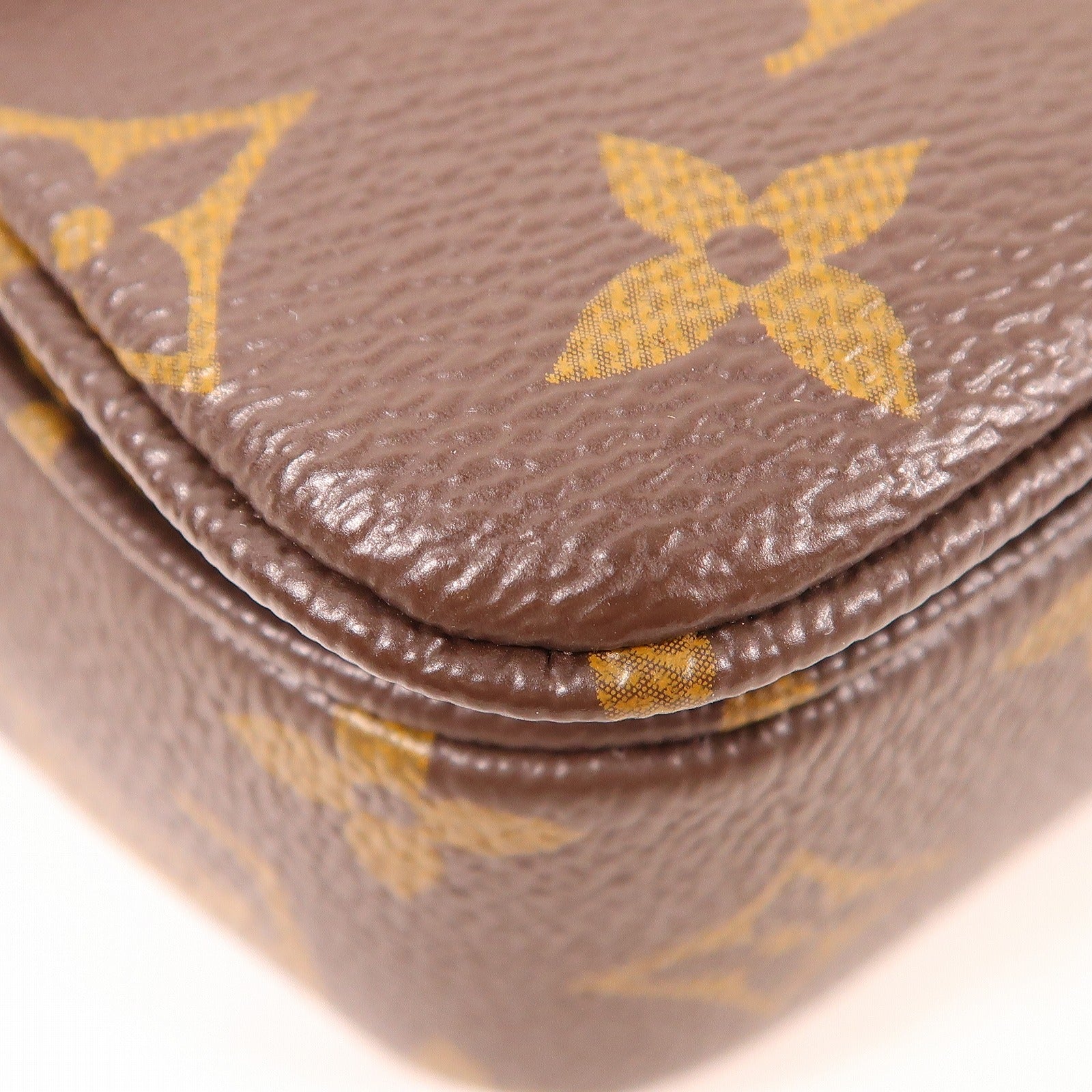LOUIS VUITTON 【激減優惠】Monogram Marceau金扣鏈帶肩背袋棕色