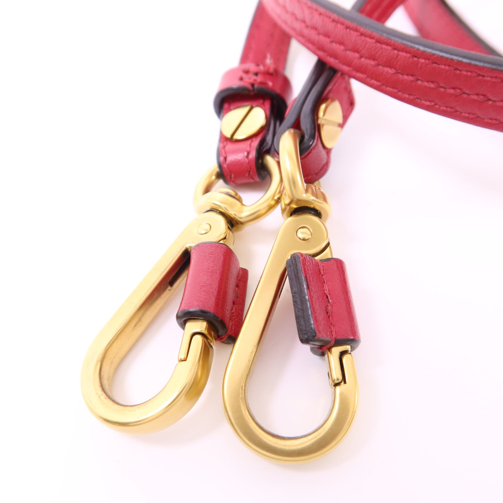 Chloe 牛皮皮革Small Cherry Pink Fuchsia Croc Embossed金扣手挽肩背兩用袋