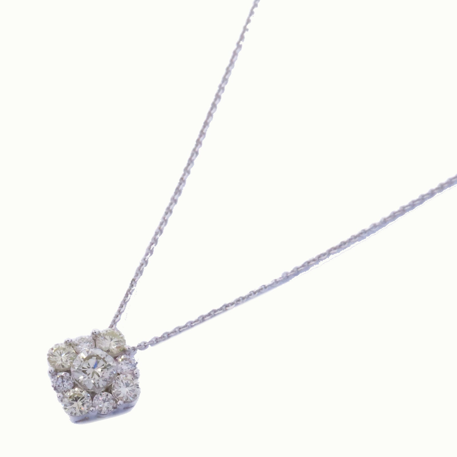 JEWELRY 18K白金Diamond Necklace 0.5ct鑽石項鍊