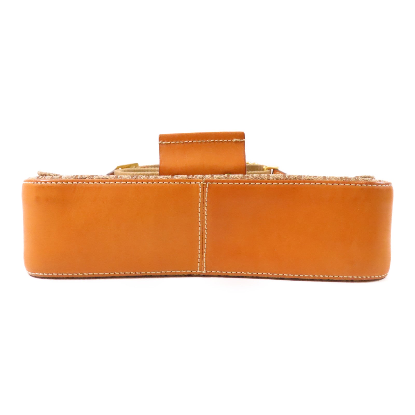 Dior 帆布Shoulder Bag金扣肩背袋啡色
