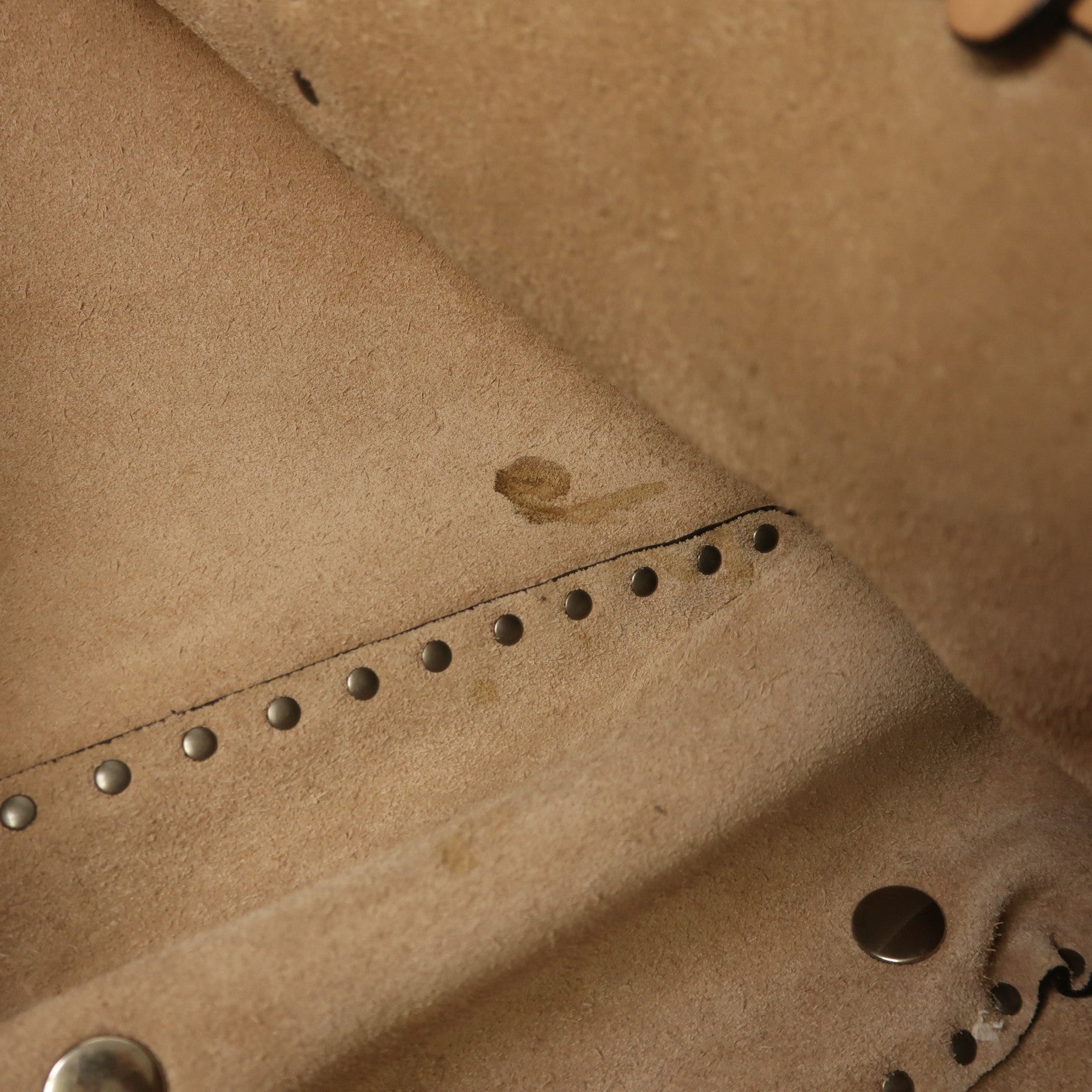 Valentino 牛皮皮革Shoulder Bag銀扣肩背袋米色