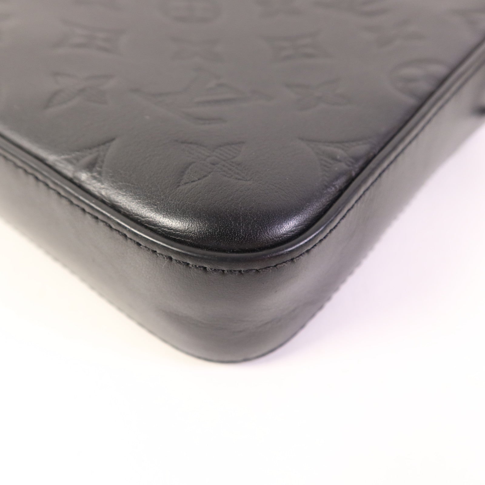 LOUIS VUITTON Monogam Shadow Dou Messenger Bag肩背袋