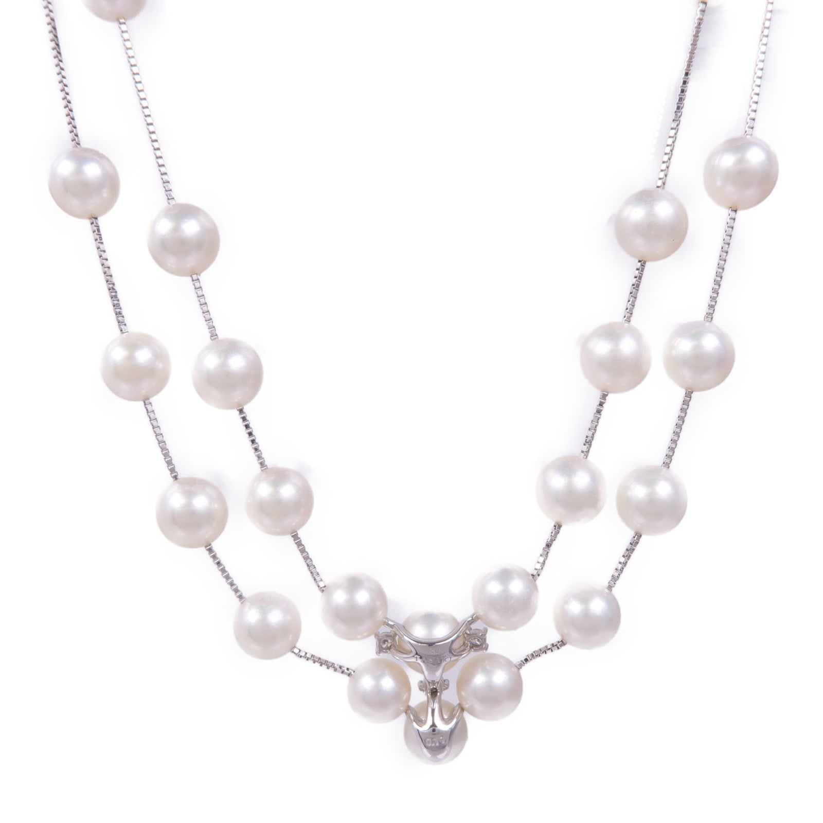 TASAKI 18K白金Pearl/Diamond Necklace珍珠/鑽石項鍊