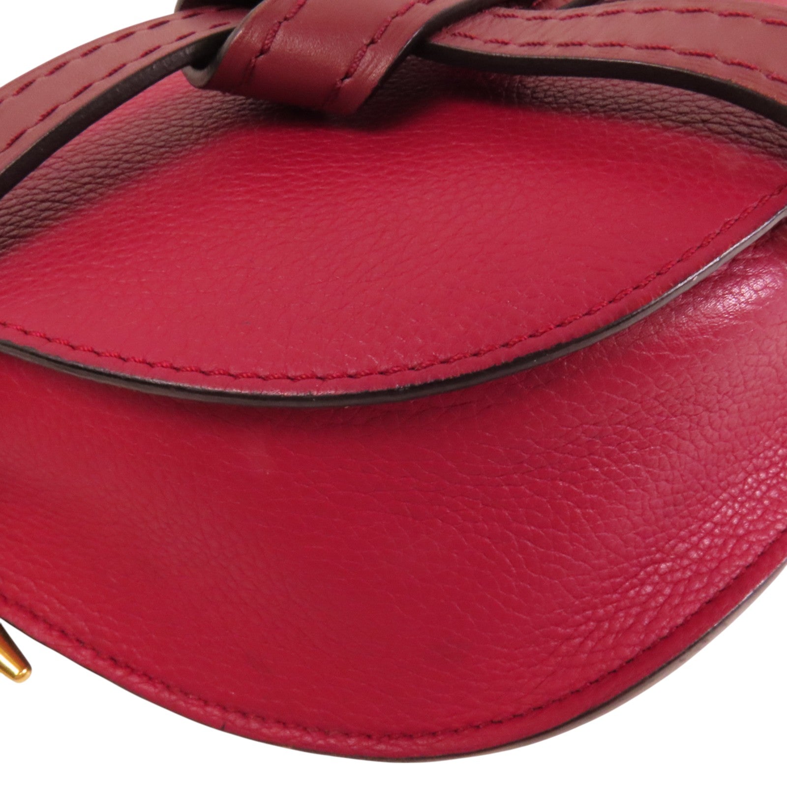 LOEWE 牛皮皮革Gate Small金扣肩背袋