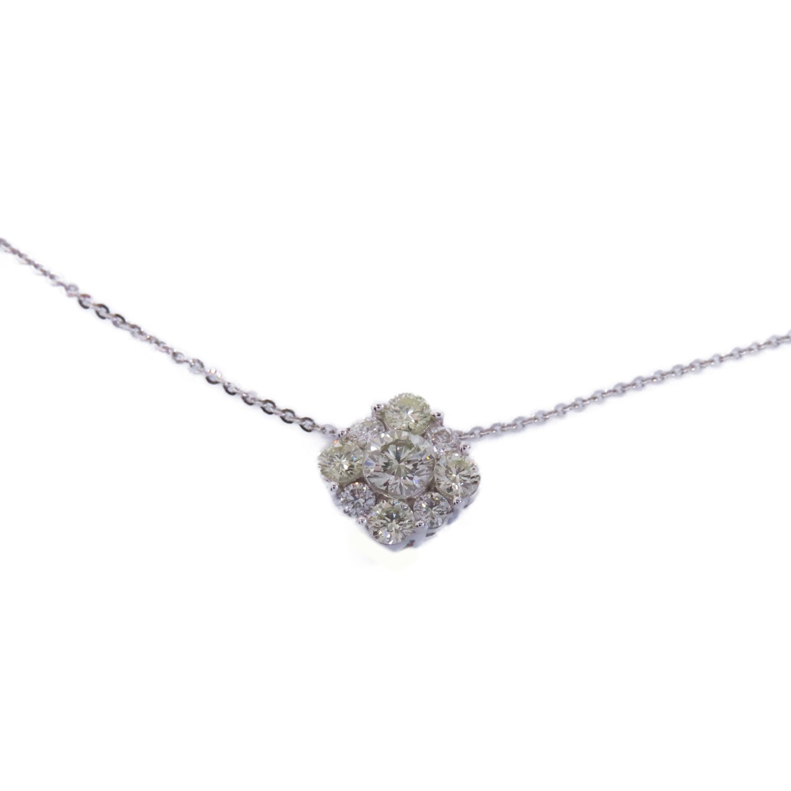 JEWELRY 18K白金Diamond Necklace 0.5ct鑽石項鍊