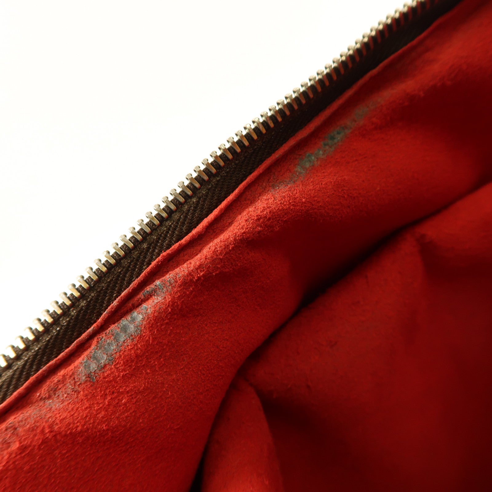 LOUIS VUITTON Damier Highbury金扣肩背袋啡色