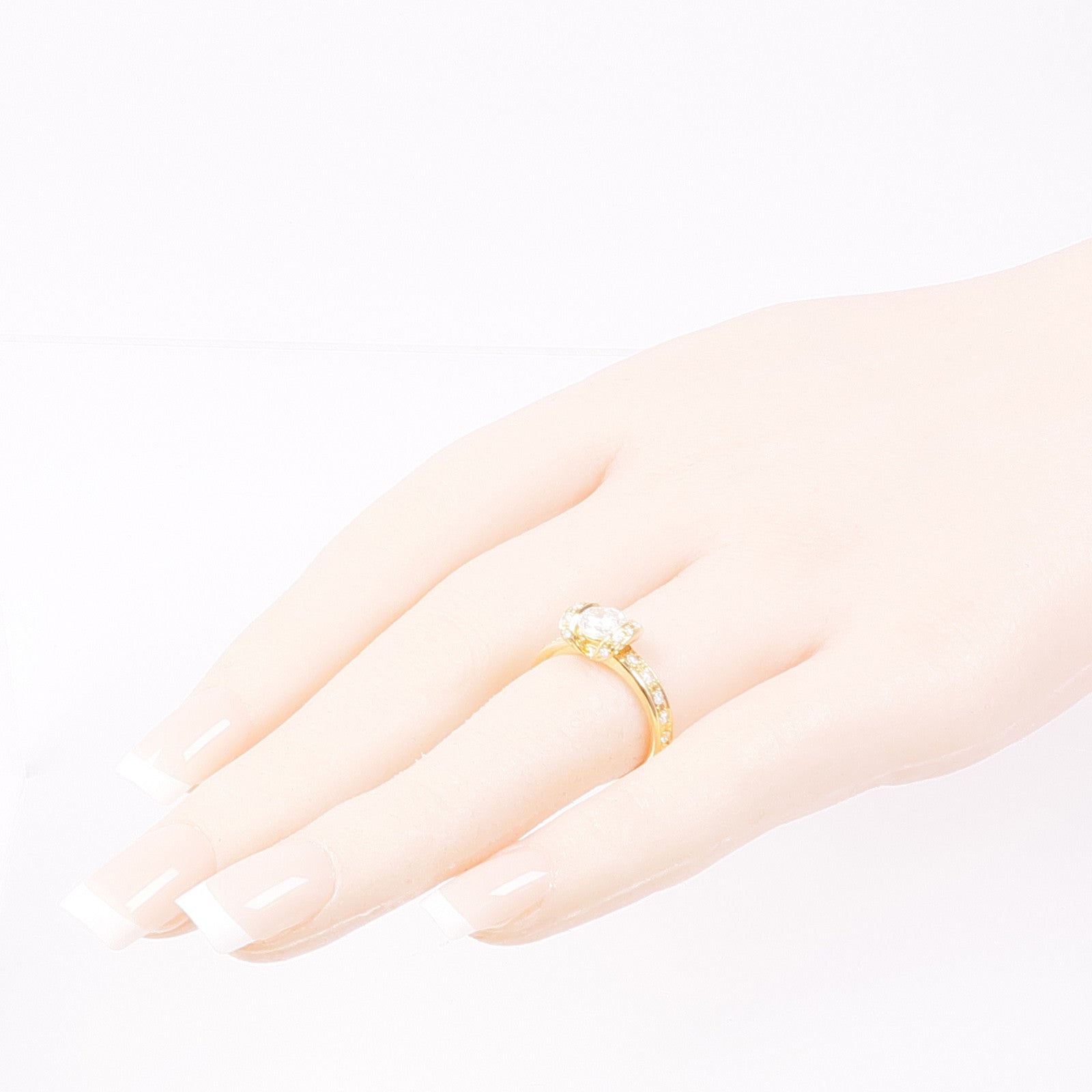 JEWELRY Diamond Ring 18K Yellow Gold US#6