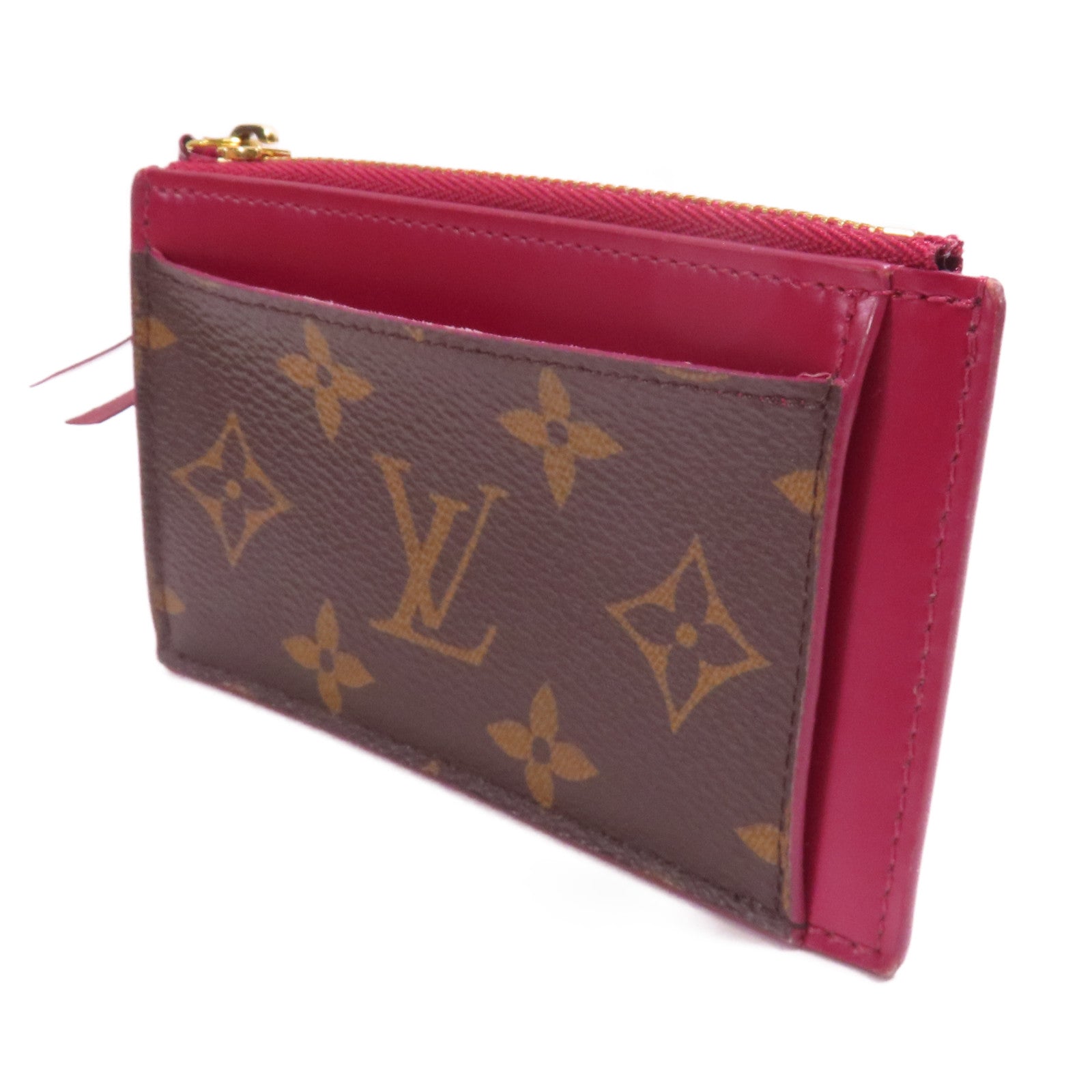 LOUIS VUITTON Monogram Card Case/Coin Purse金扣零錢包/卡片套