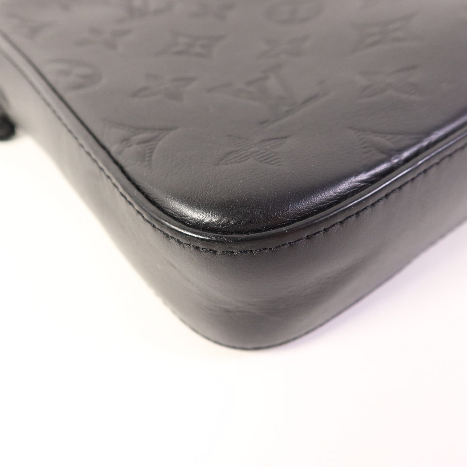 LOUIS VUITTON Monogam Shadow Dou Messenger Bag肩背袋