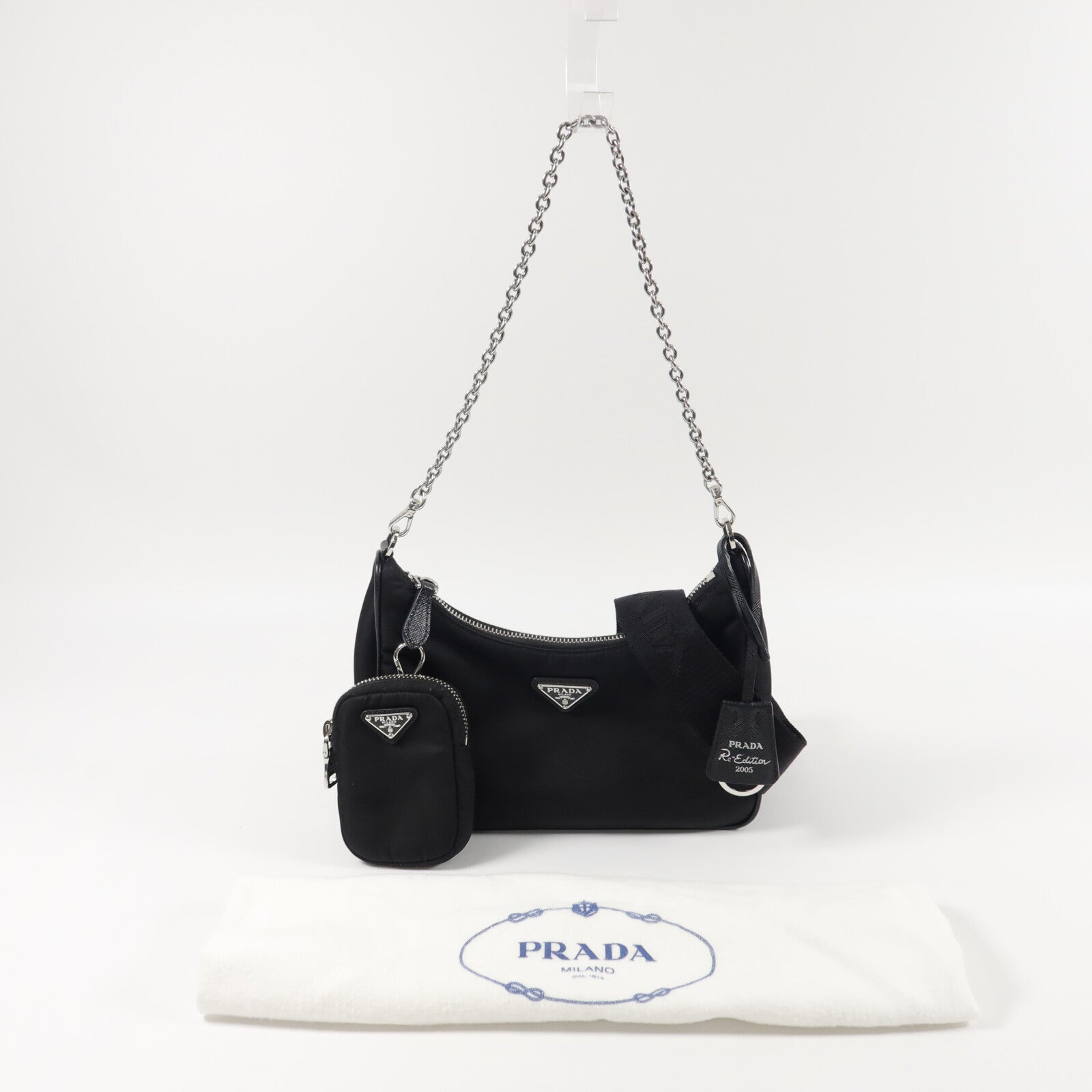 PRADA 尼龍Re-Edition 2005手挽肩背兩用袋