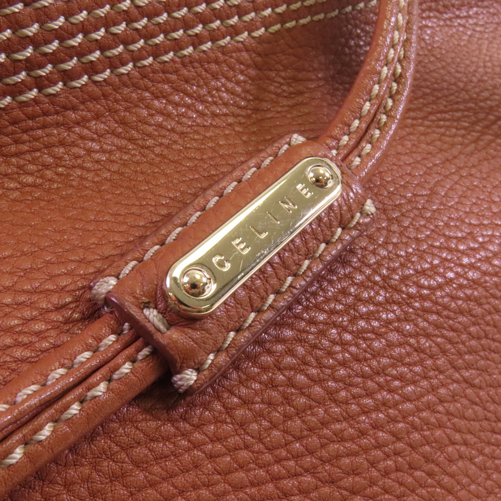 CELINE 牛皮皮革Better Sweet金扣肩背袋