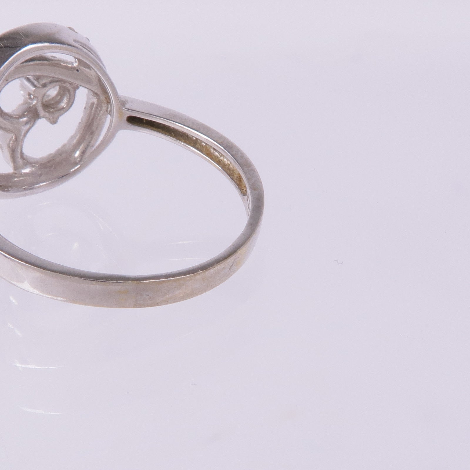 JEWELRY 【激減優惠】K18白金Diamond Ring鑽石戒指US#8.5